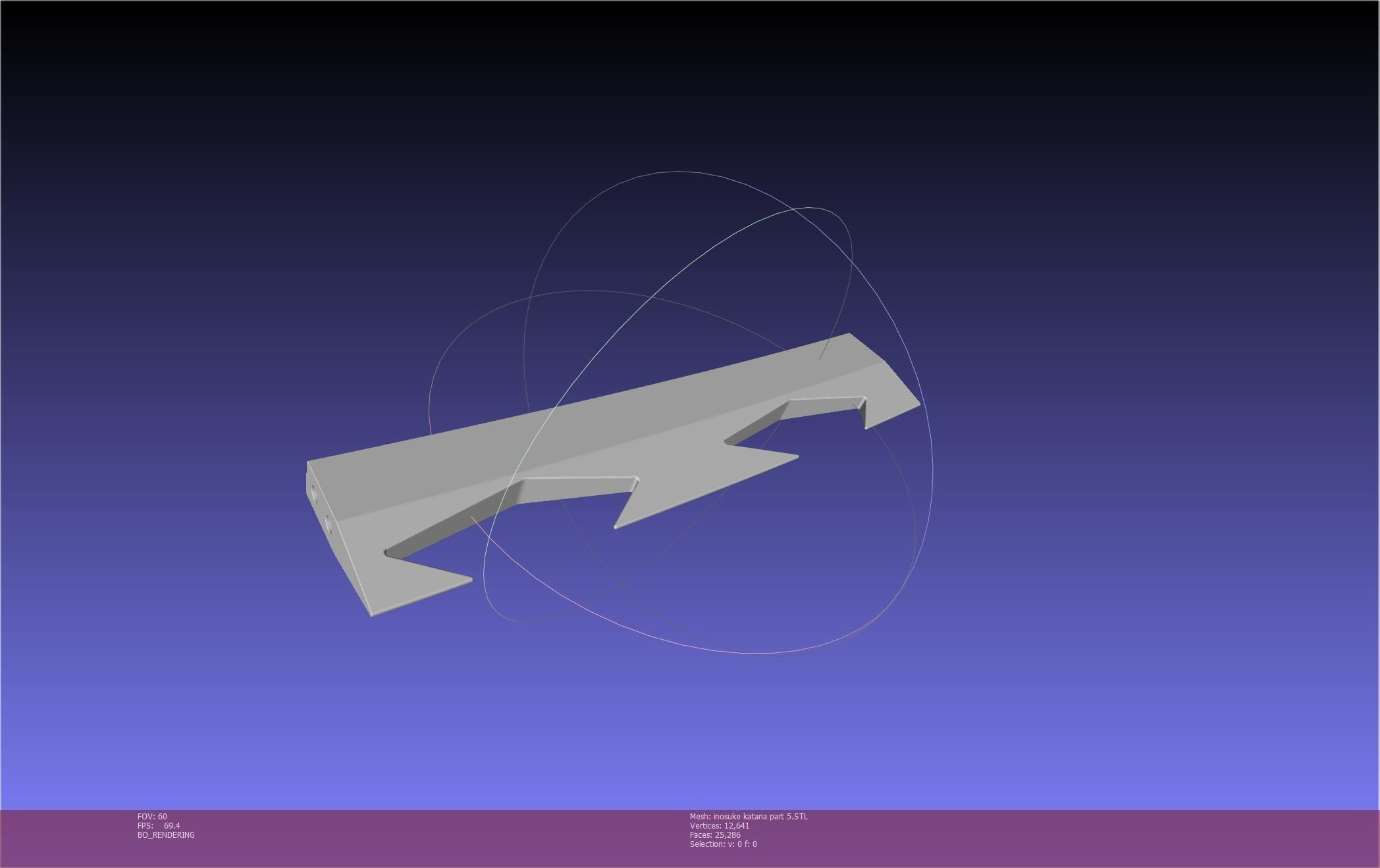 Demon Slayer Inosuke Katanas Printable Model 3D print model_137