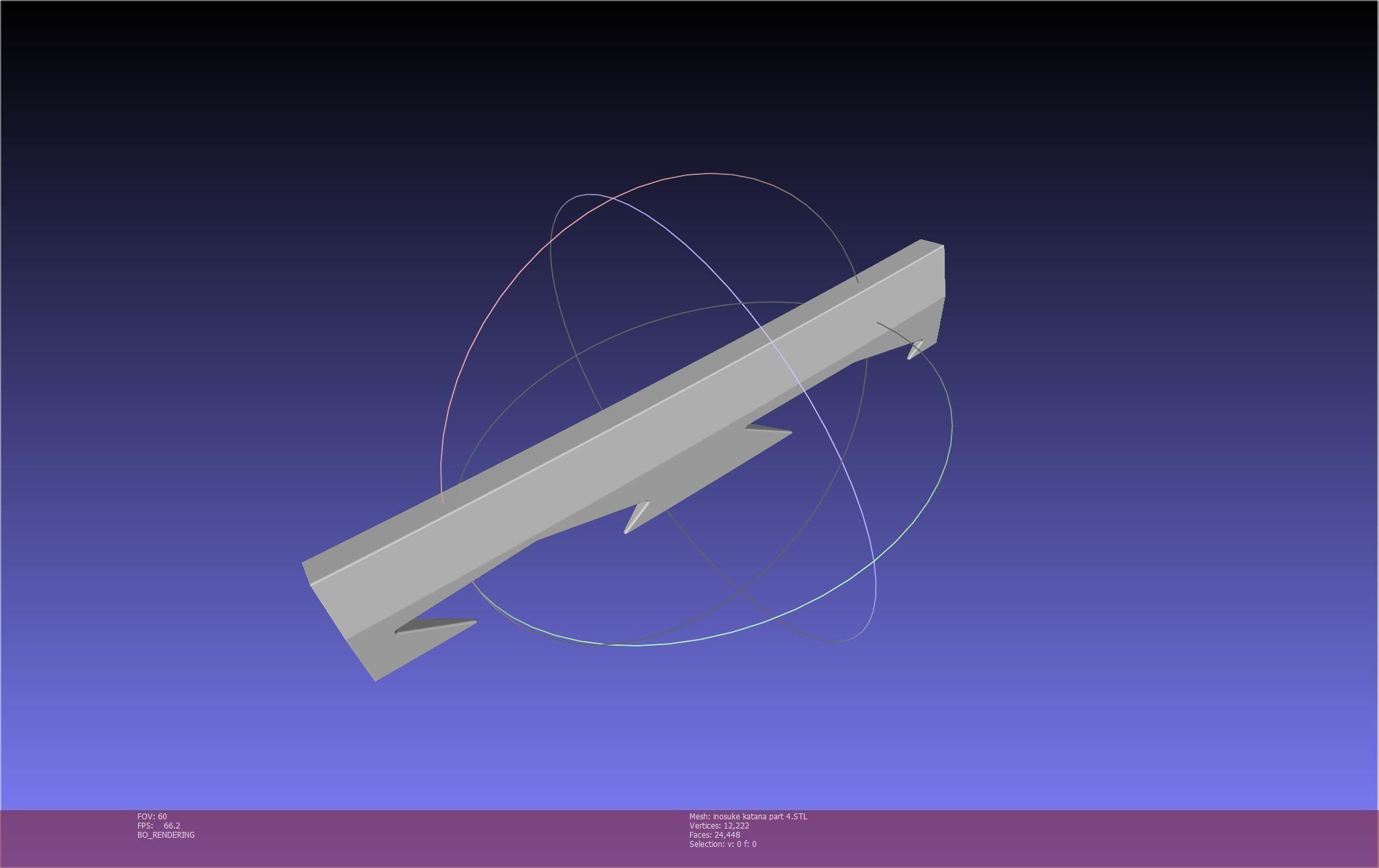 Demon Slayer Inosuke Katanas Printable Model 3D print model_130