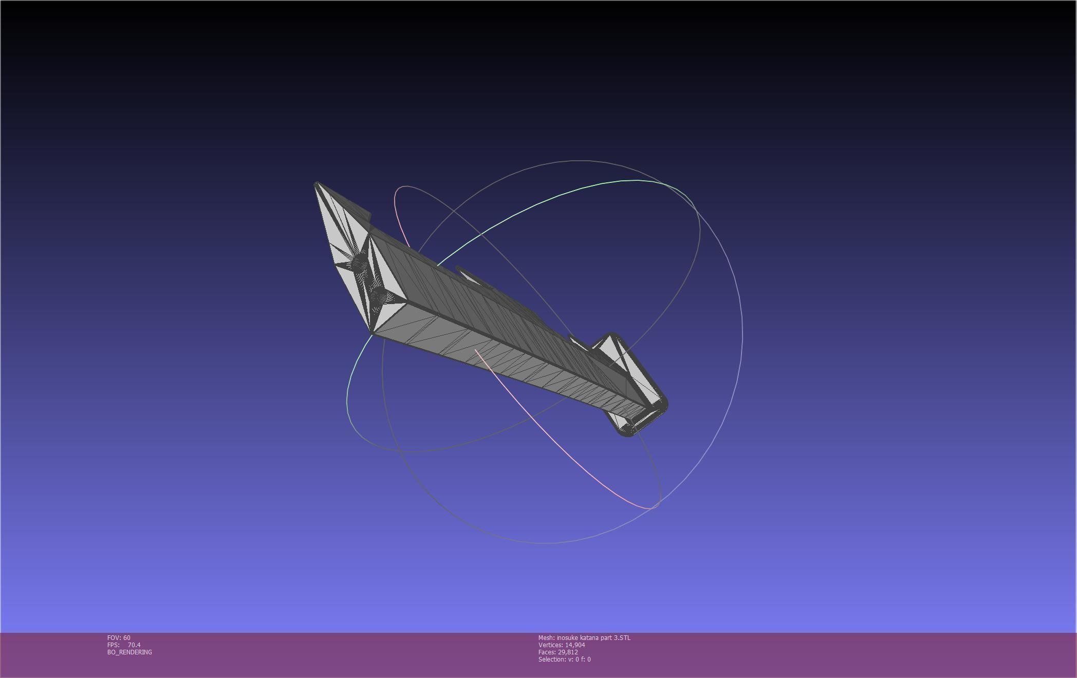 Demon Slayer Inosuke Katanas Printable Model 3D print model_118