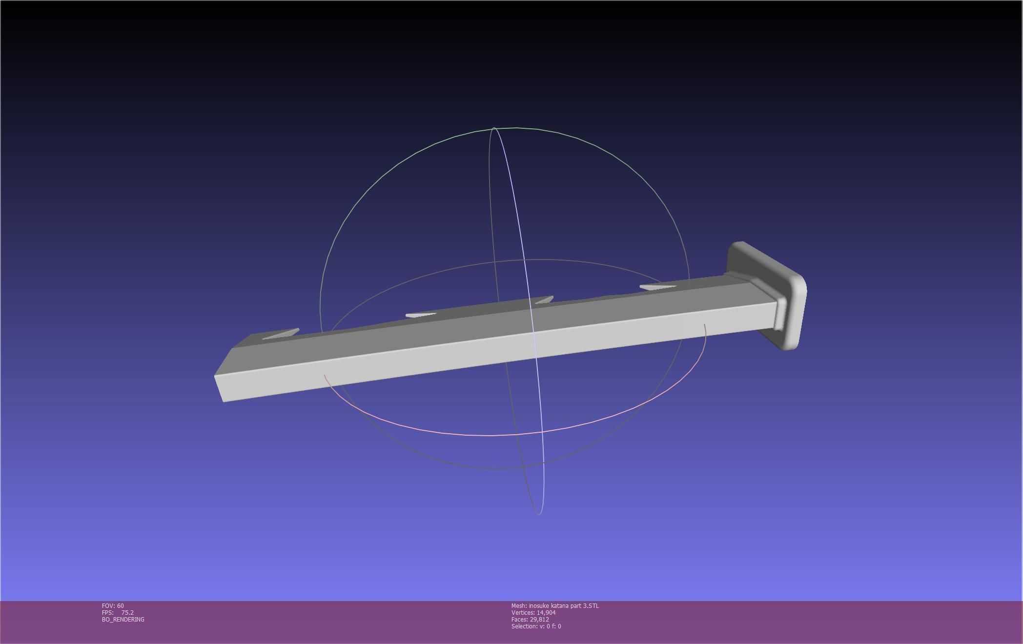 Demon Slayer Inosuke Katanas Printable Model 3D print model_124
