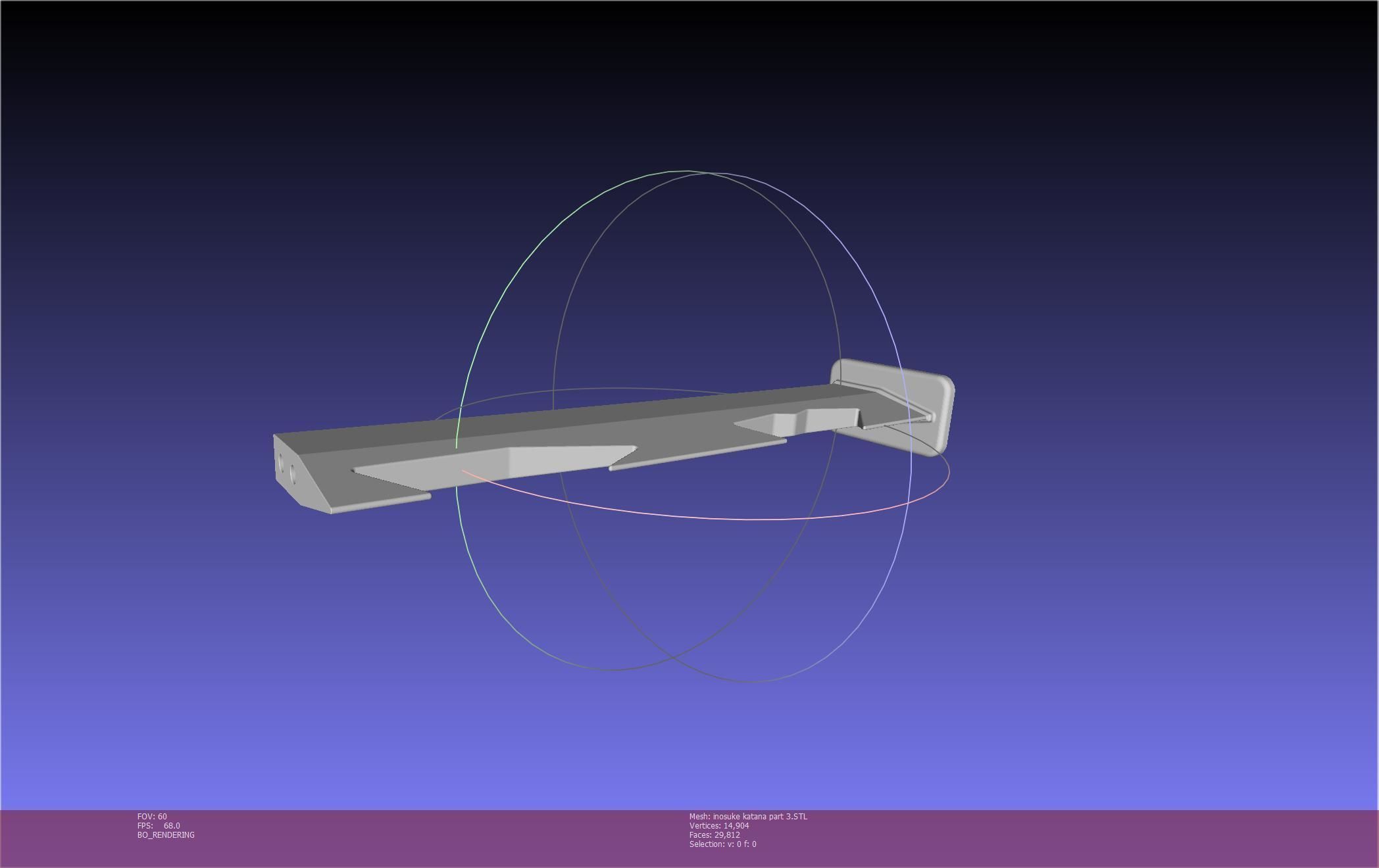 Demon Slayer Inosuke Katanas Printable Model 3D print model_114