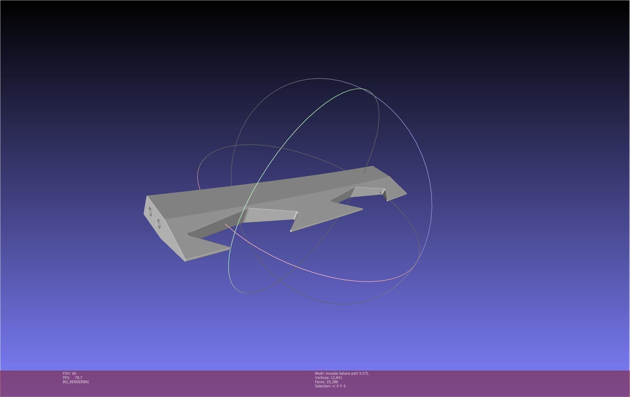 Demon Slayer Inosuke Katanas Printable Model 3D print model_138