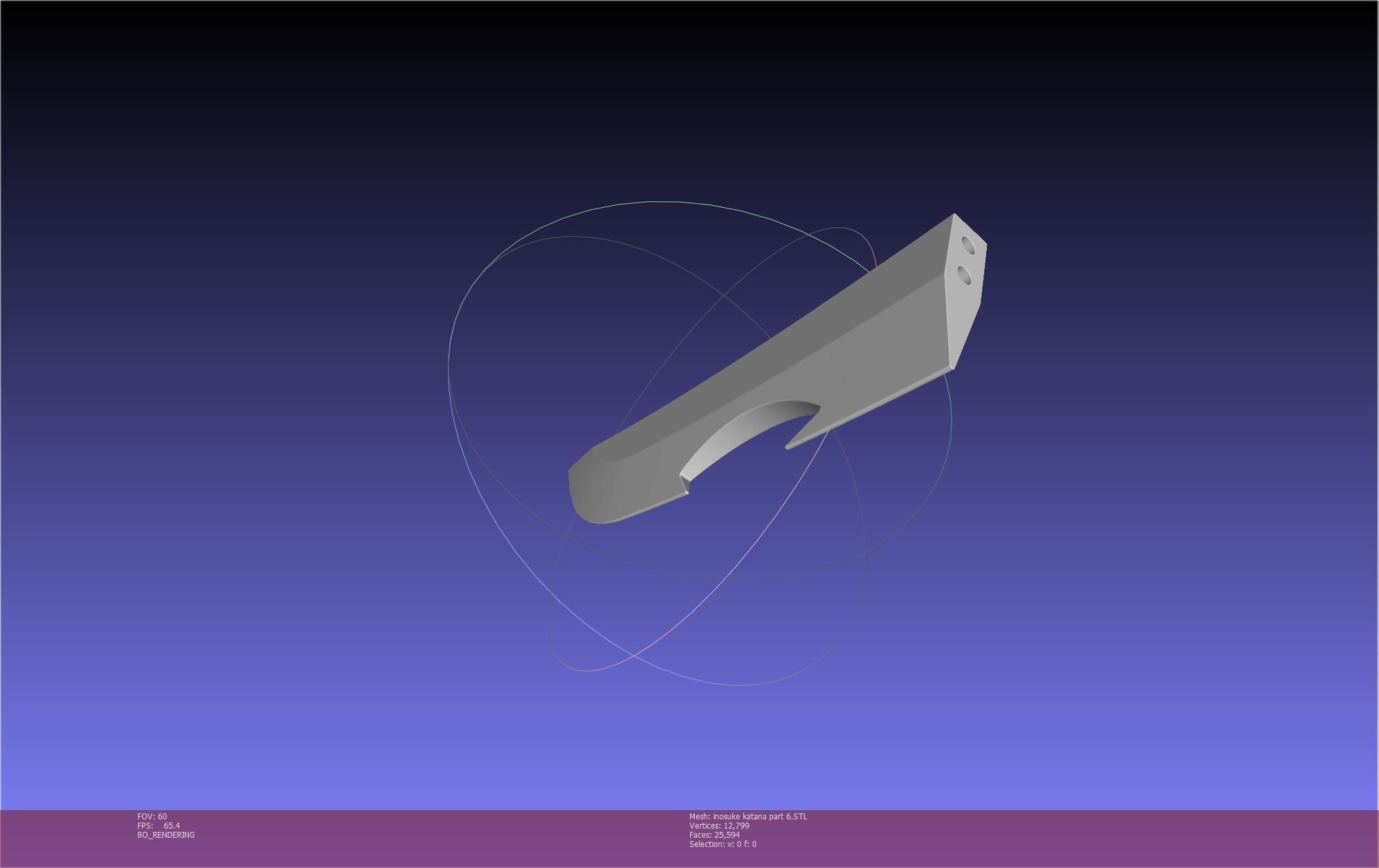Demon Slayer Inosuke Katanas Printable Model 3D print model_142