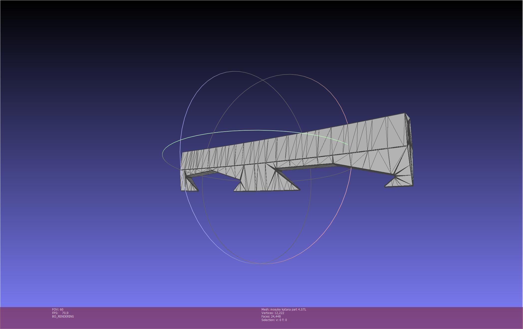 Demon Slayer Inosuke Katanas Printable Model 3D print model_127