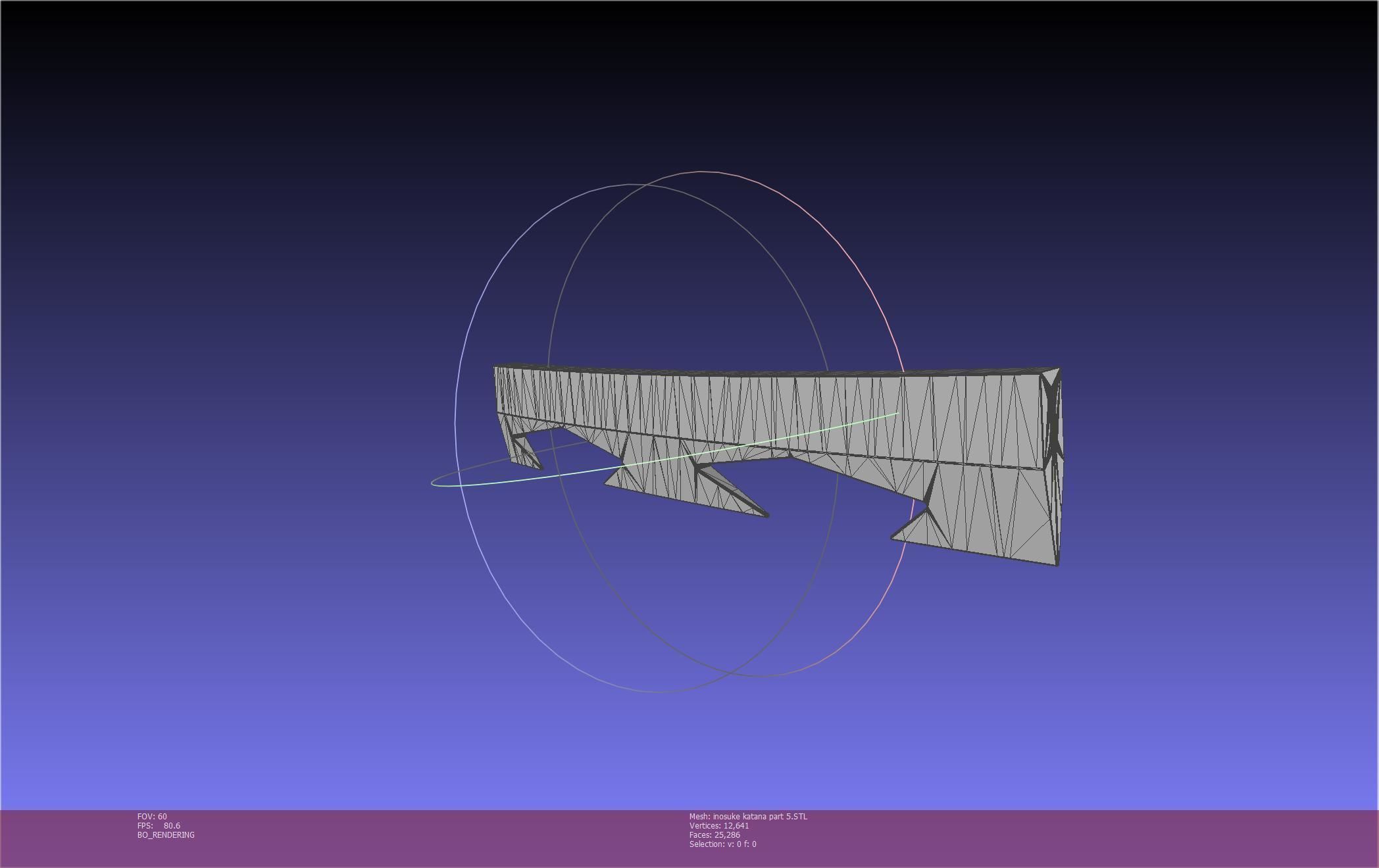 Demon Slayer Inosuke Katanas Printable Model 3D print model_135