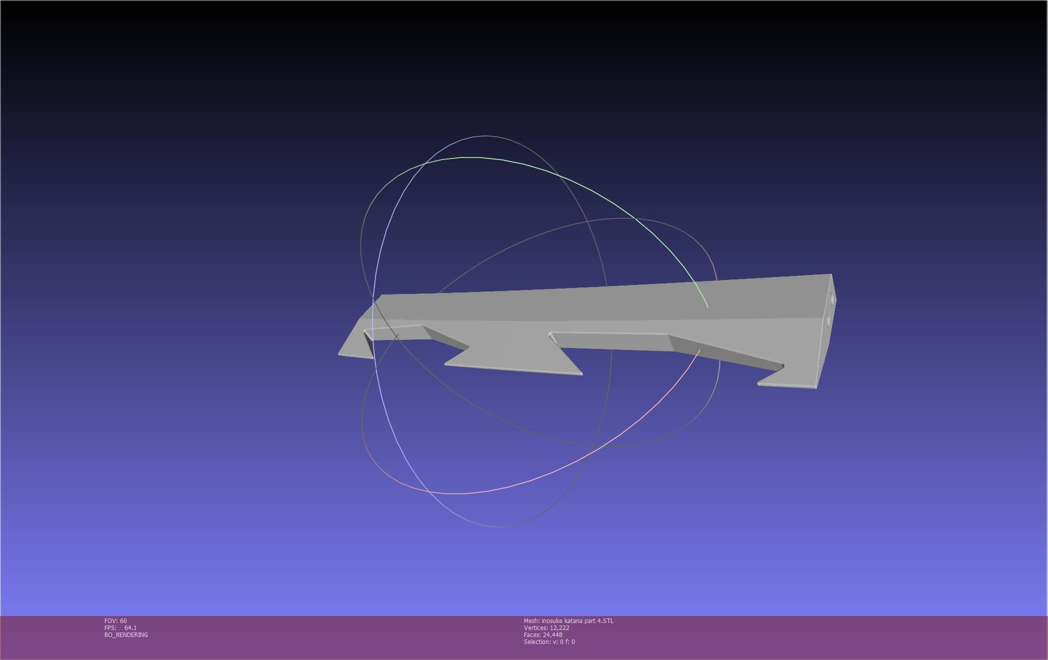 Demon Slayer Inosuke Katanas Printable Model 3D print model_132