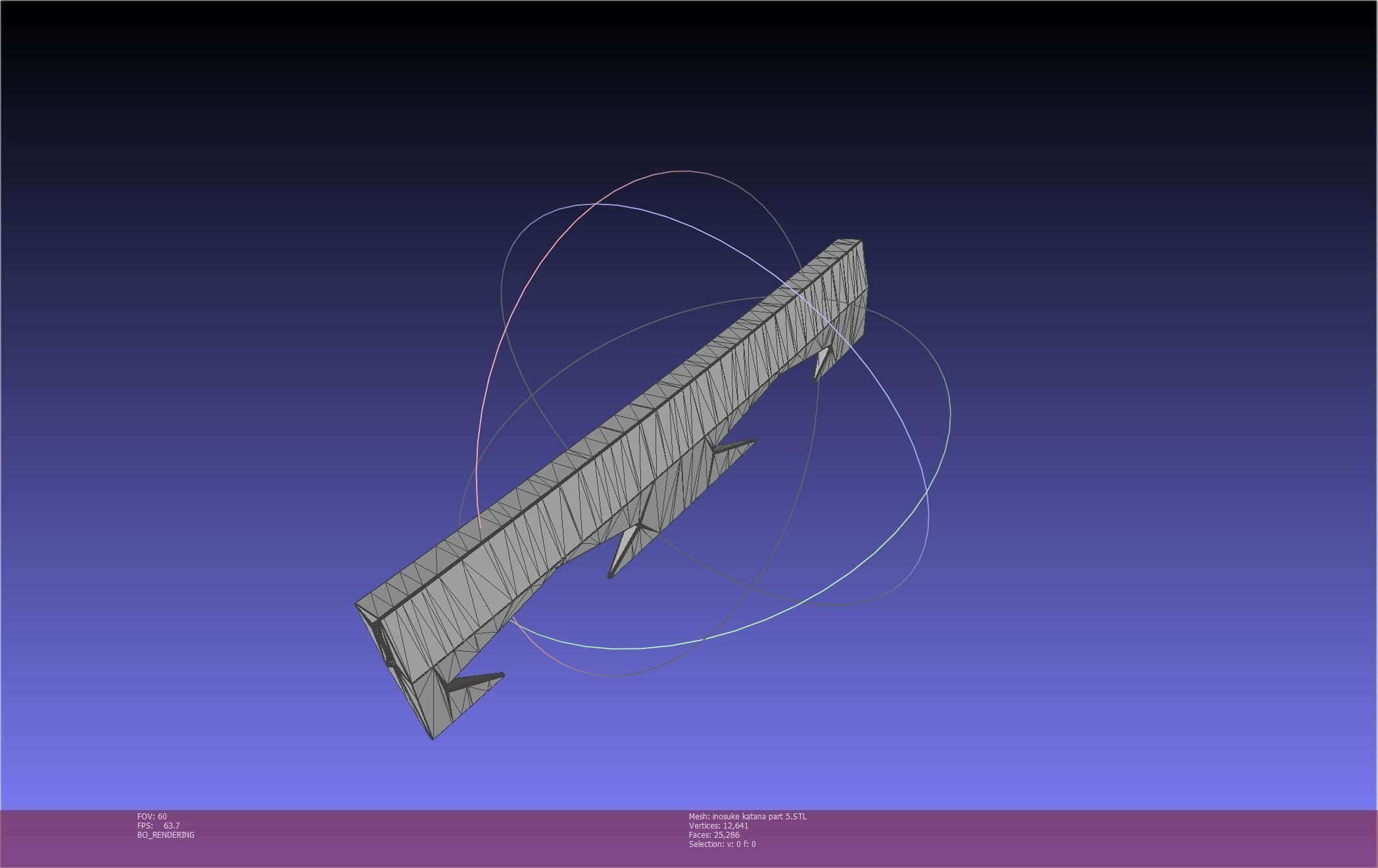 Demon Slayer Inosuke Katanas Printable Model 3D print model_136
