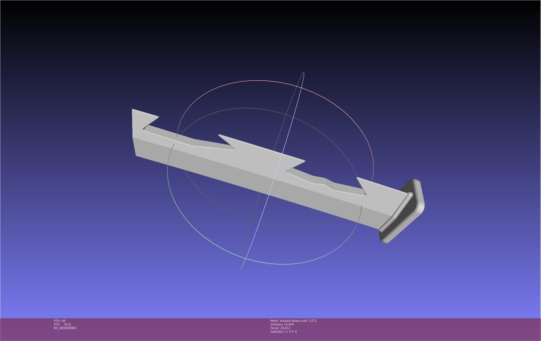 Demon Slayer Inosuke Katanas Printable Model 3D print model_122