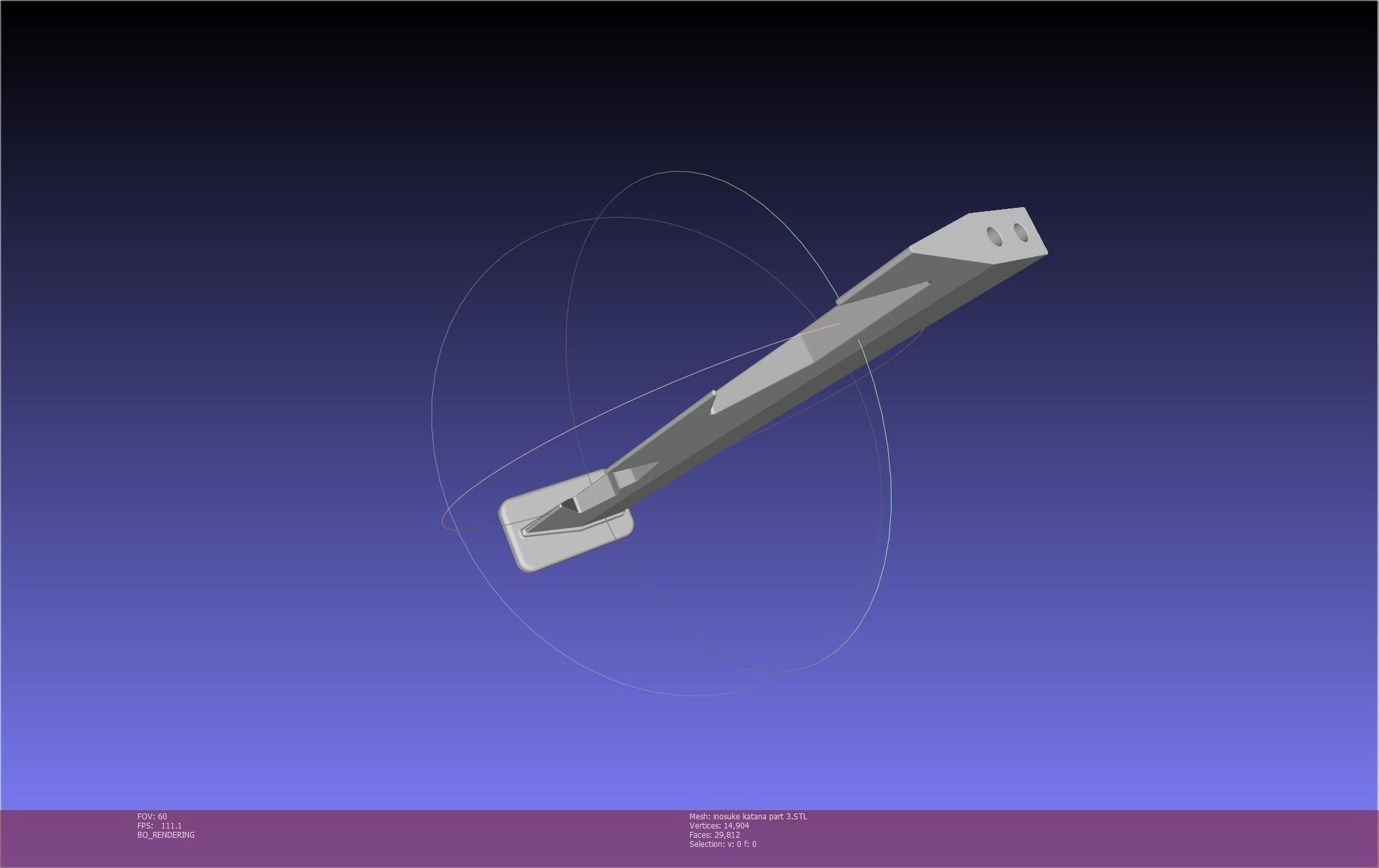 Demon Slayer Inosuke Katanas Printable Model 3D print model_126