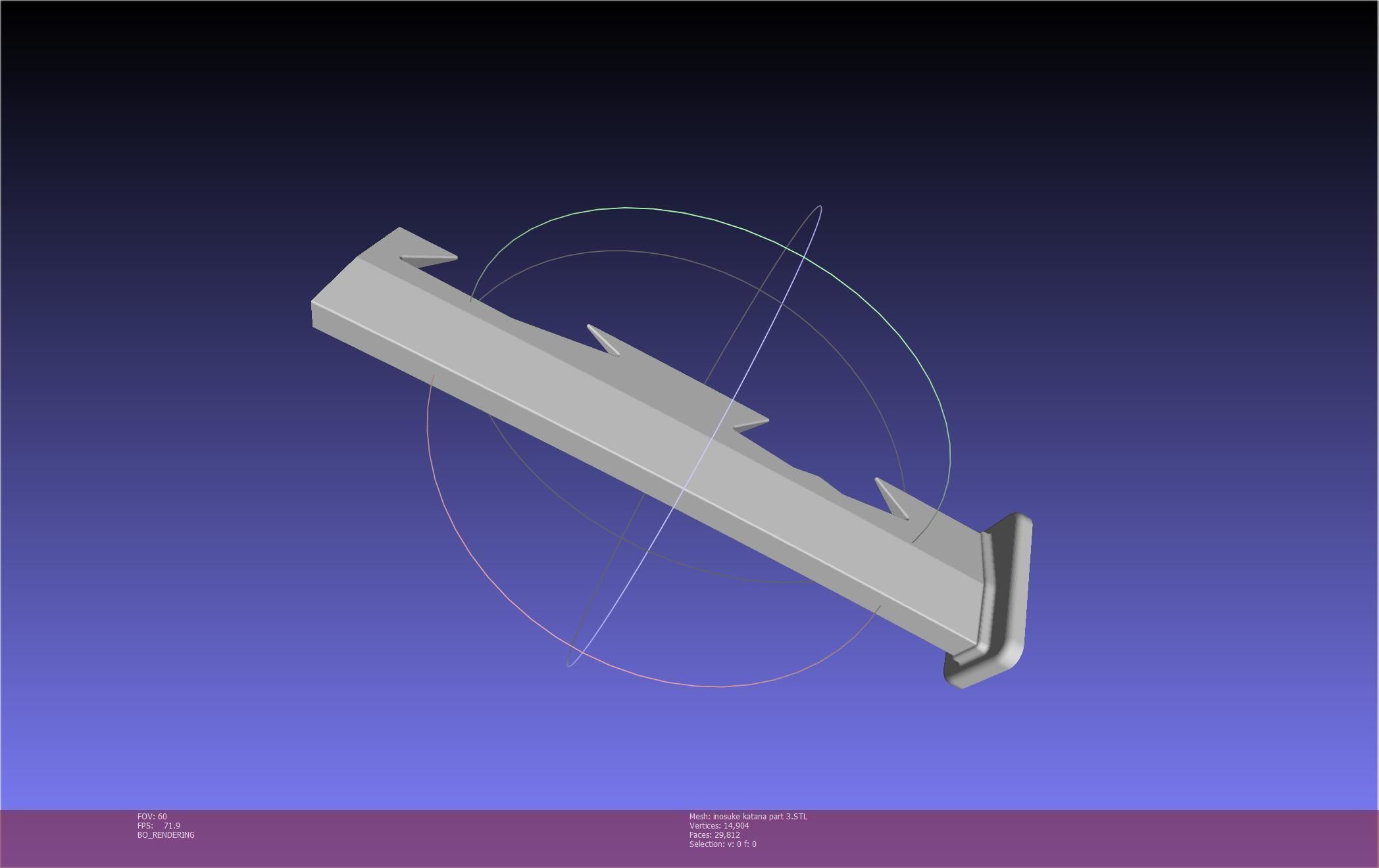 Demon Slayer Inosuke Katanas Printable Model 3D print model_116