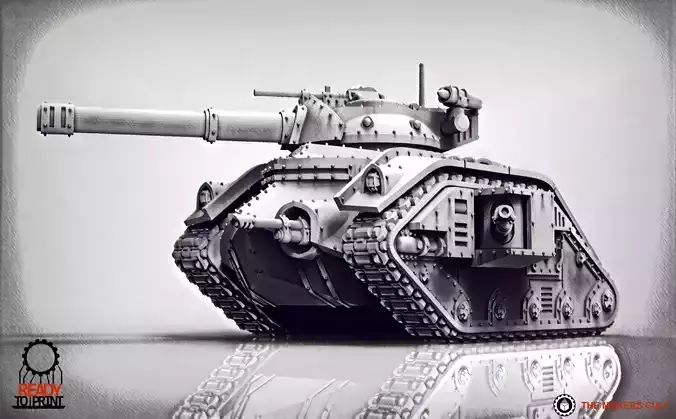 Feudal Guard Battle Tank 3D print model