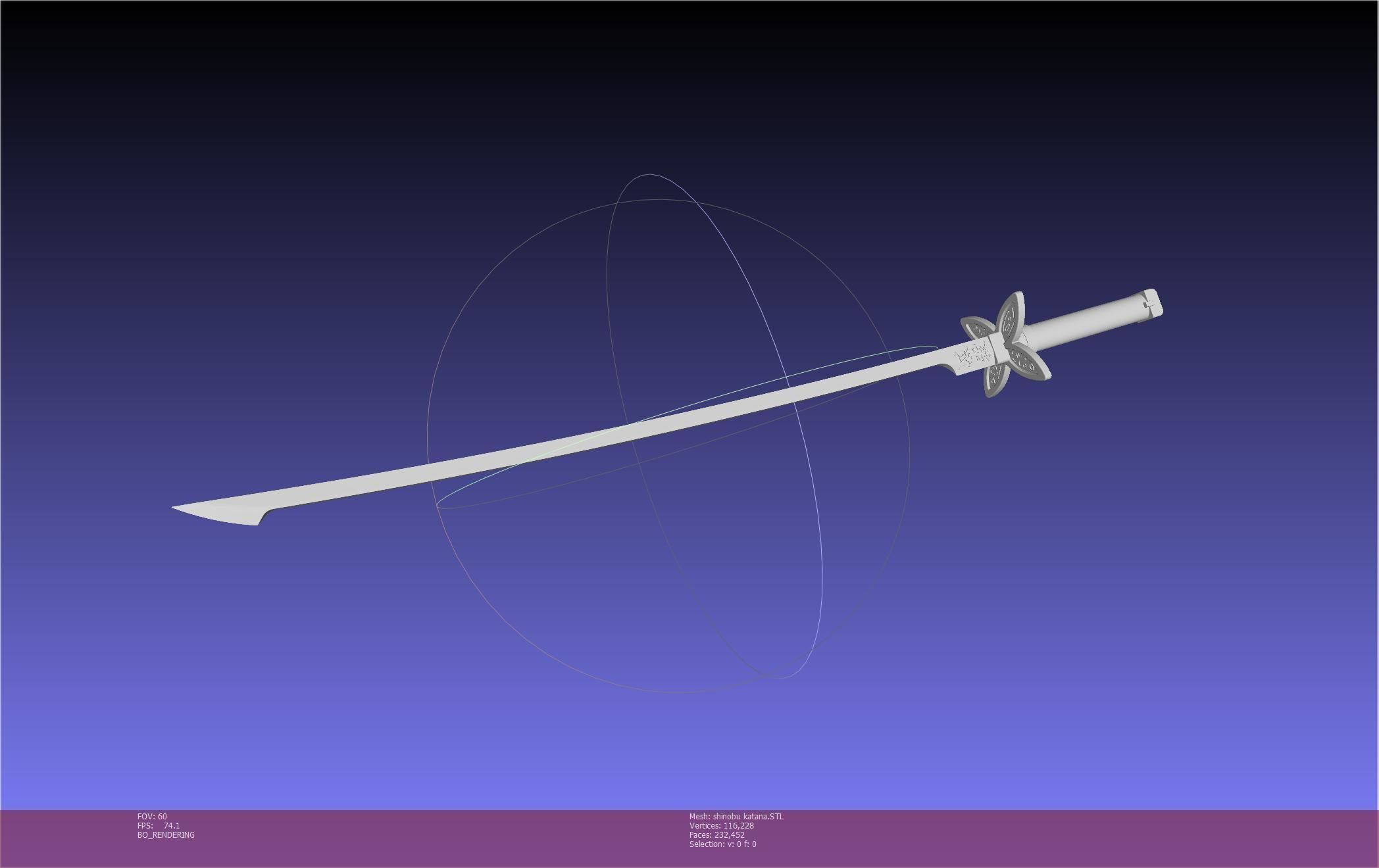 Demon Slayer Shinobu Katana And Scabbard Printable Assembly 3D print model_141