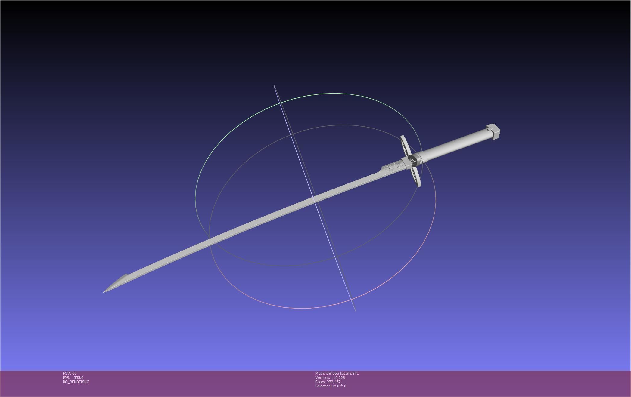 Demon Slayer Shinobu Katana And Scabbard Printable Assembly 3D print model_63