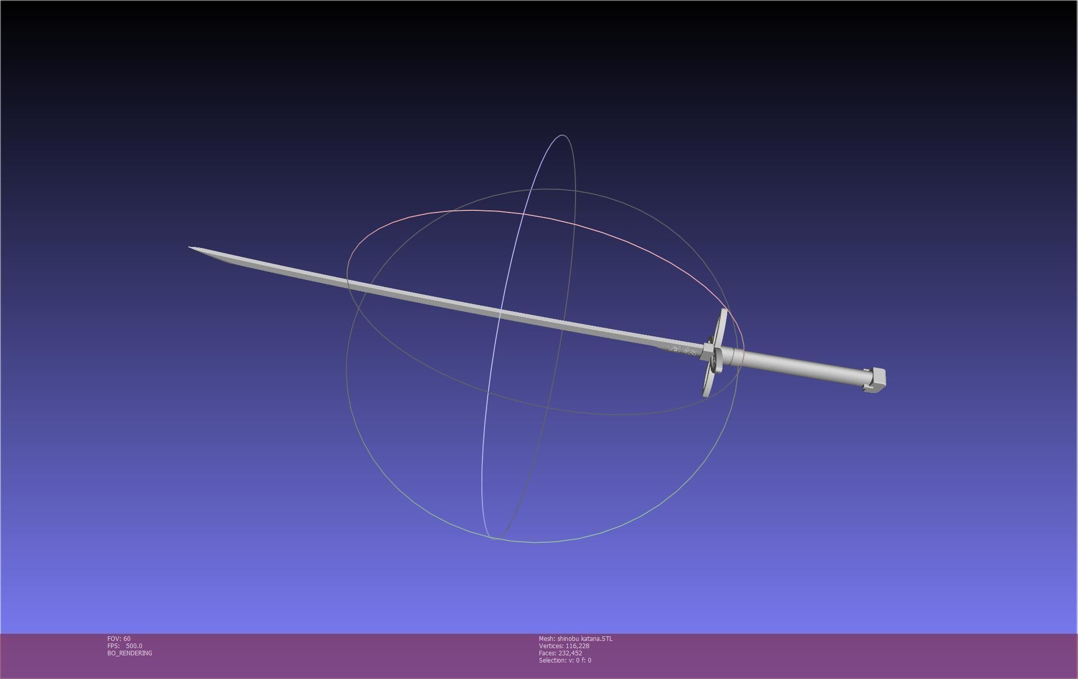 Demon Slayer Shinobu Katana And Scabbard Printable Assembly 3D print model_44