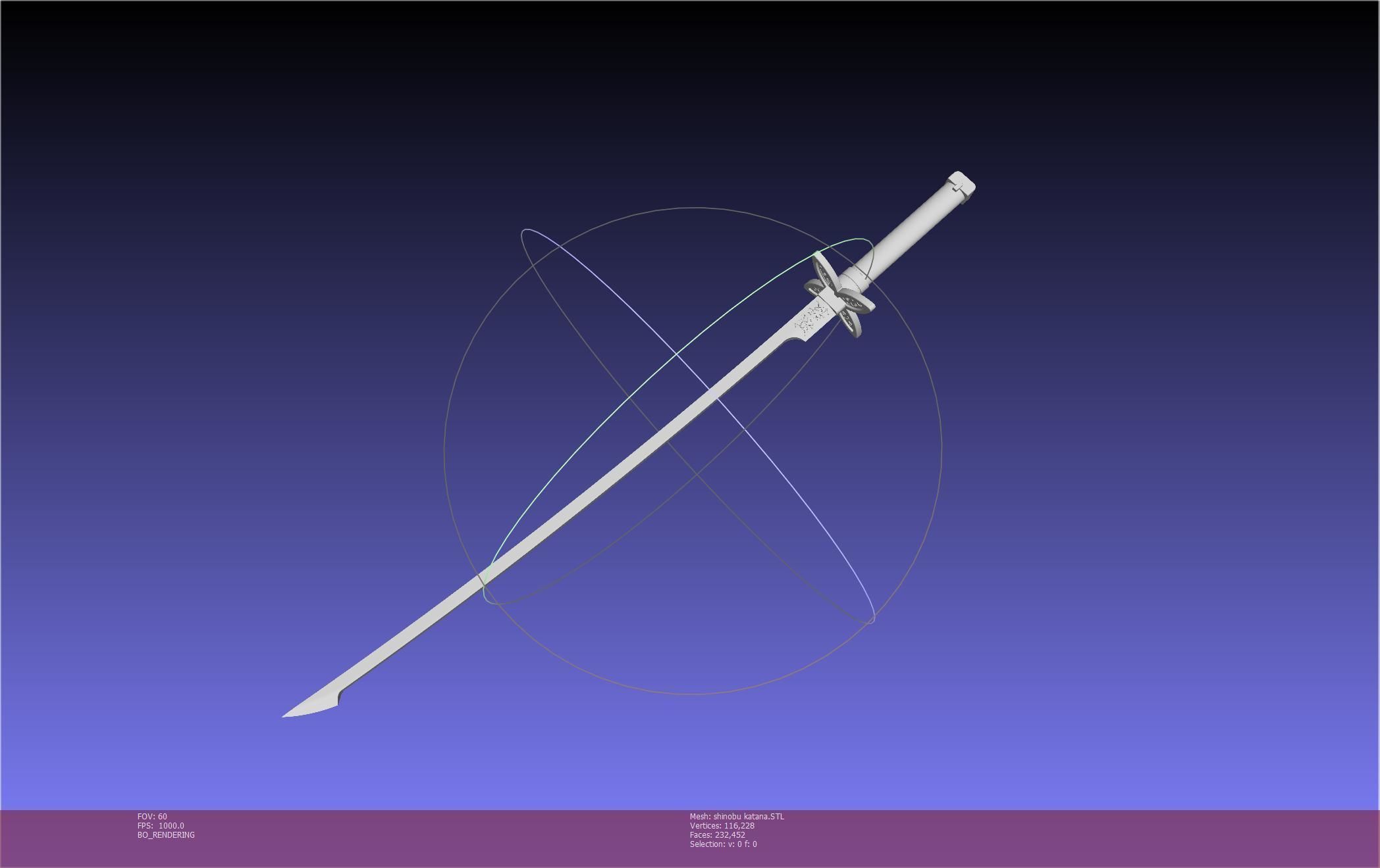 Demon Slayer Shinobu Katana And Scabbard Printable Assembly 3D print model_17