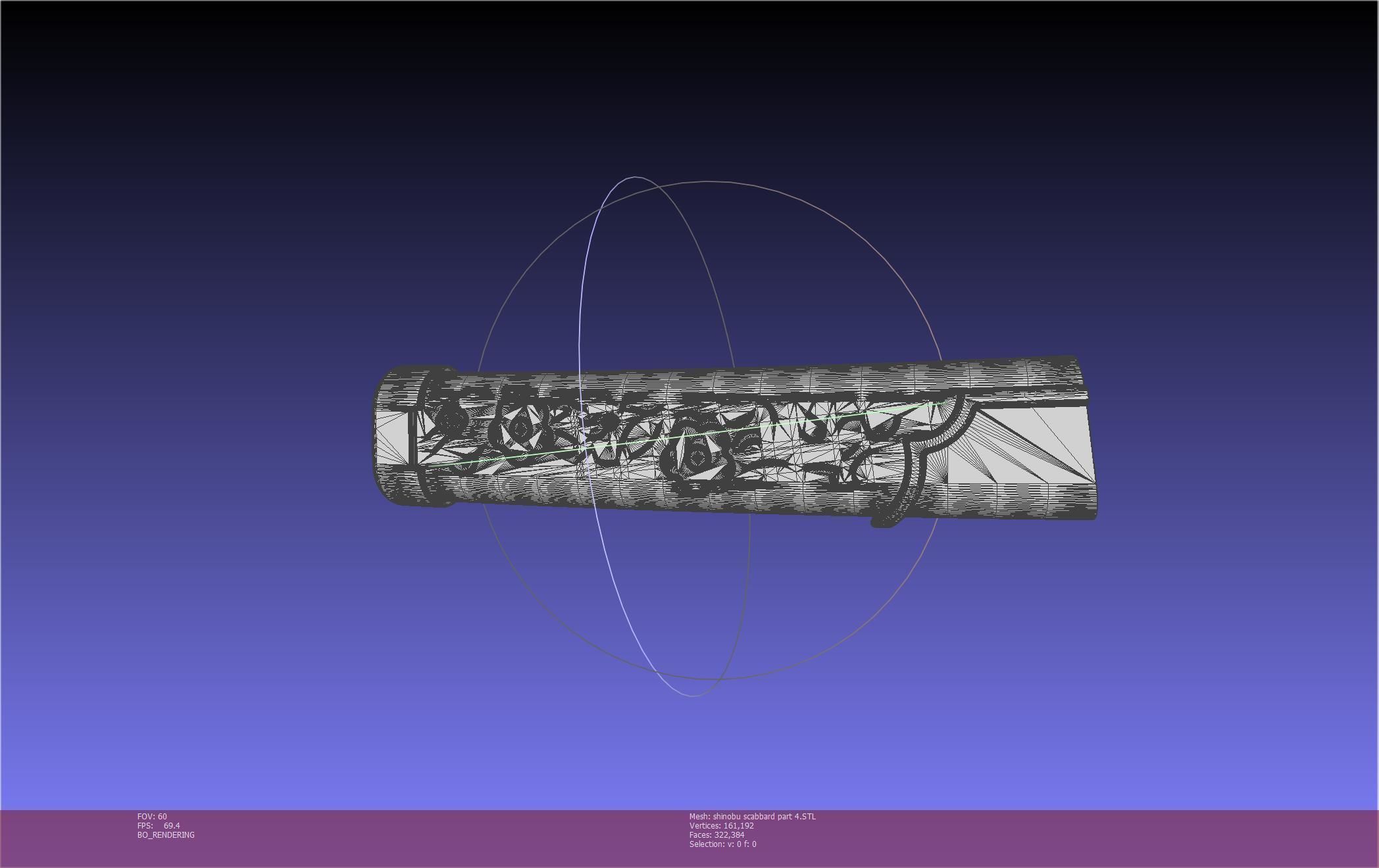 Demon Slayer Shinobu Katana And Scabbard Printable Assembly 3D print model_124