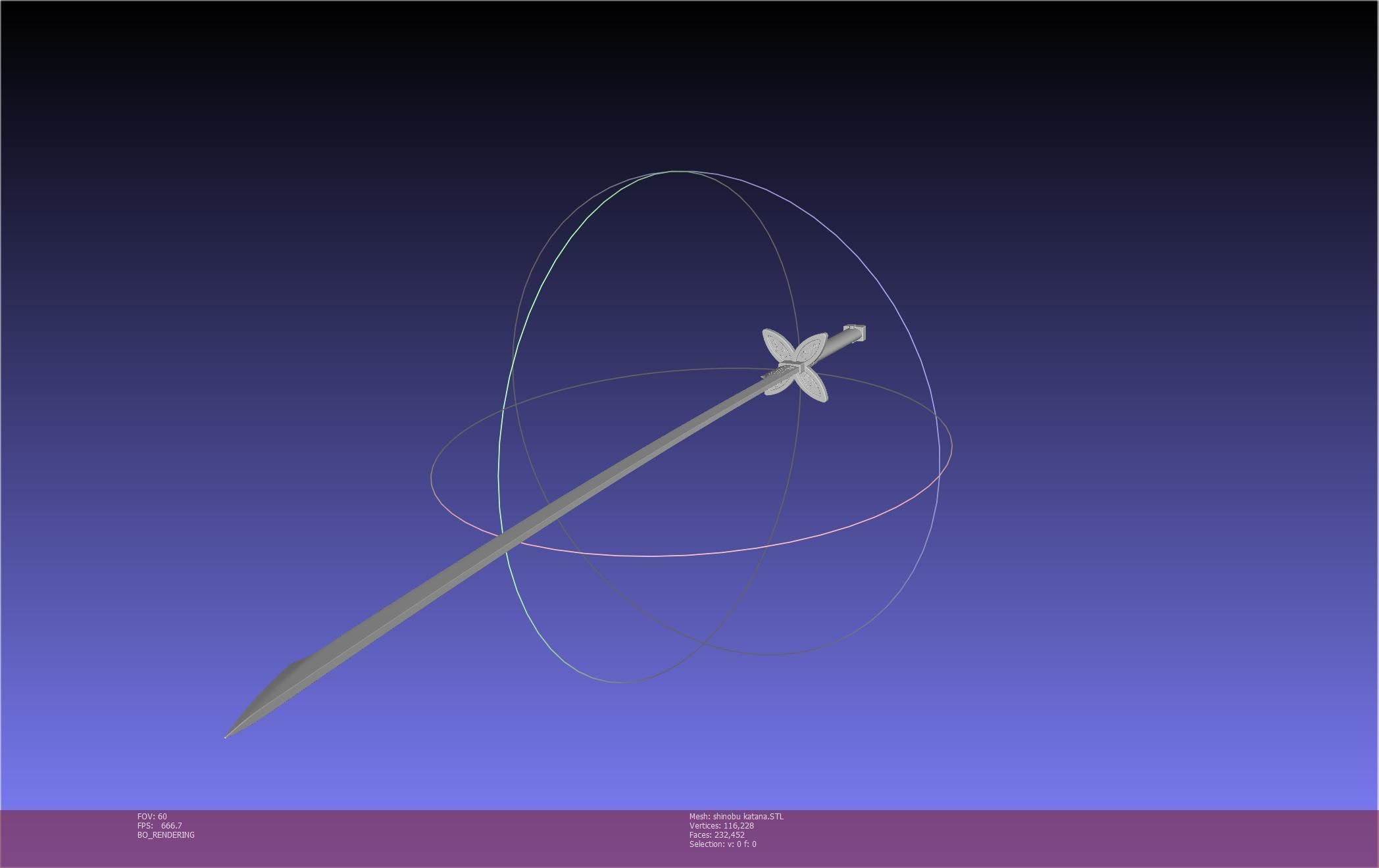 Demon Slayer Shinobu Katana And Scabbard Printable Assembly 3D print model_62