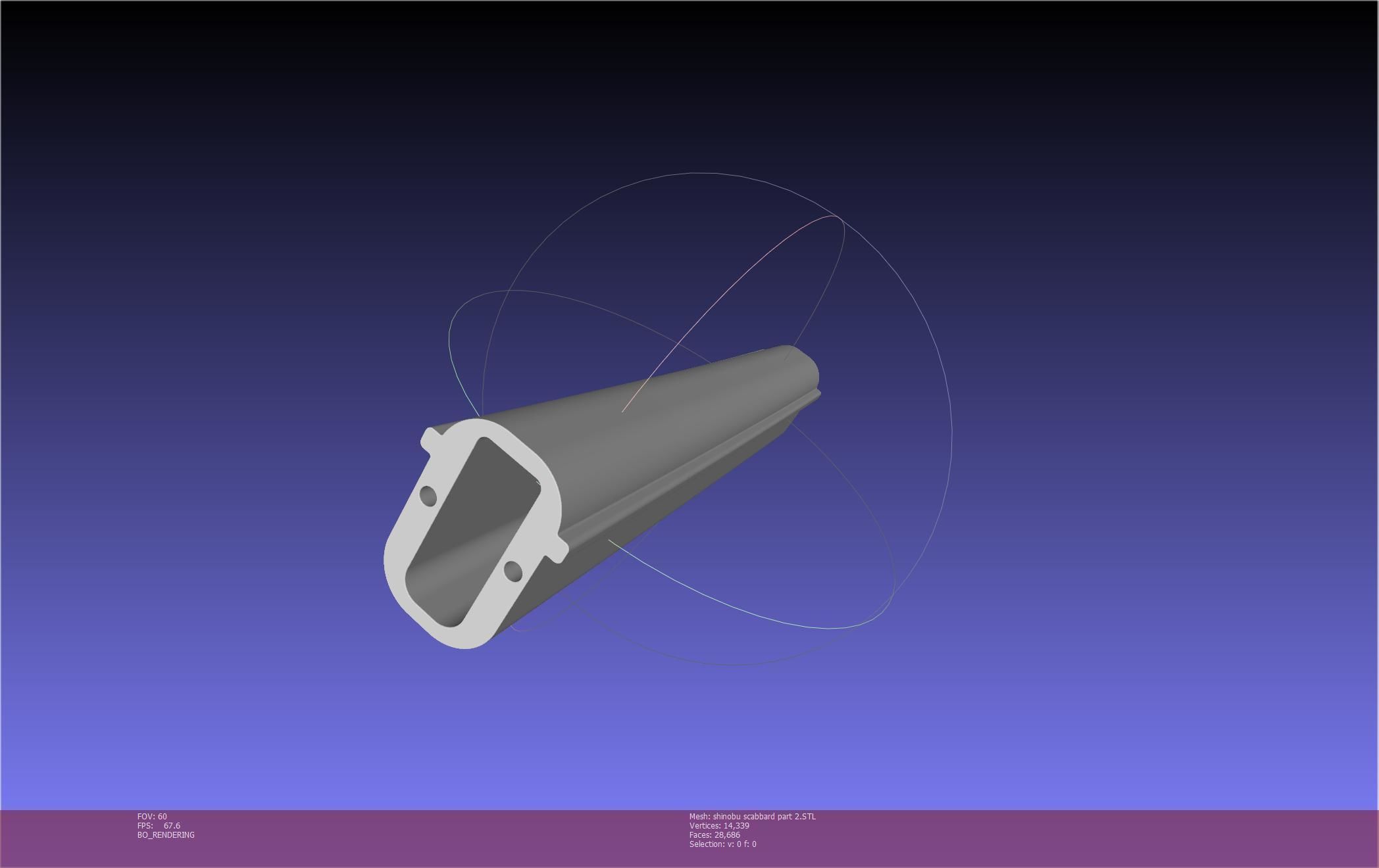 Demon Slayer Shinobu Katana And Scabbard Printable Assembly 3D print model_120