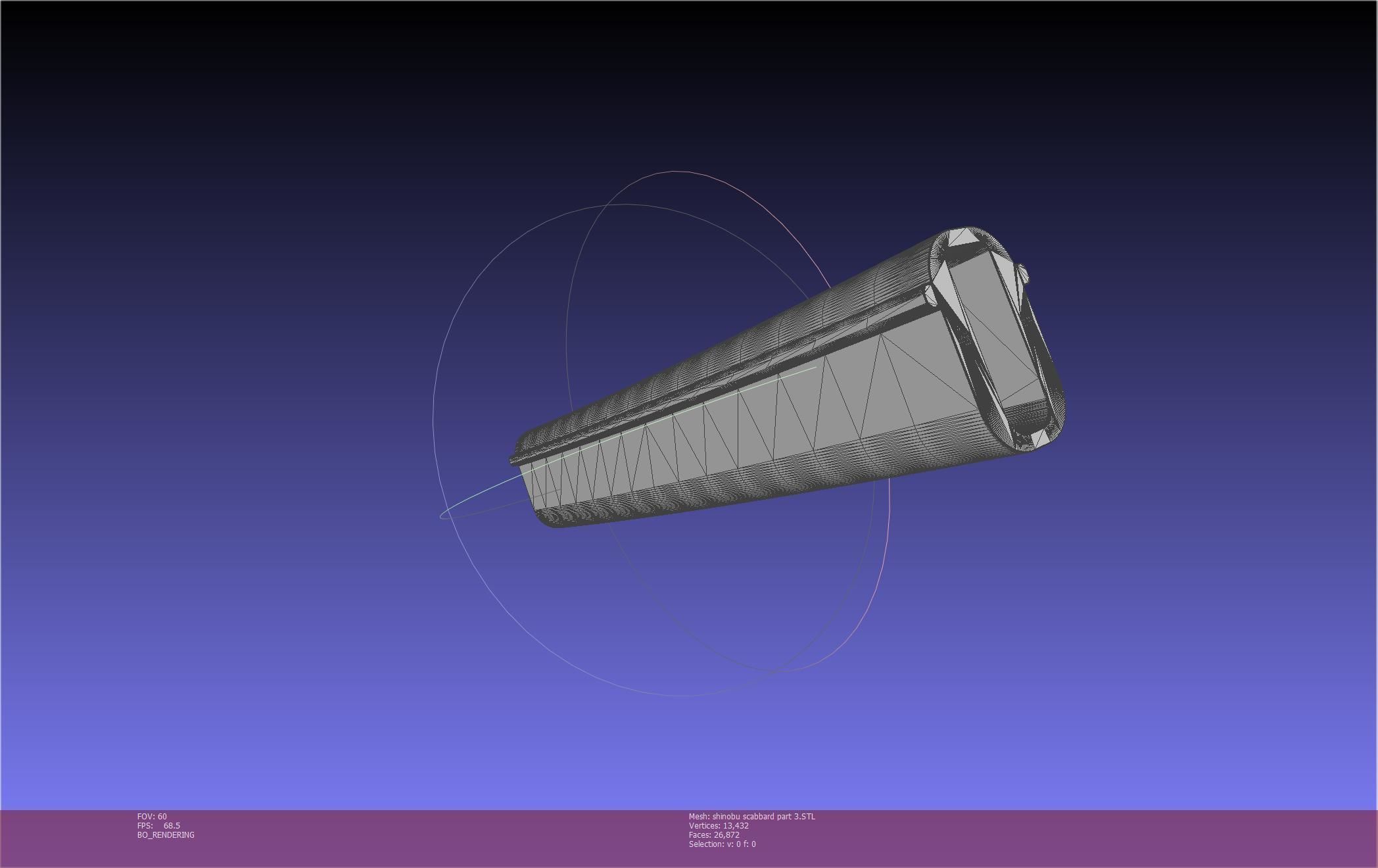 Demon Slayer Shinobu Katana And Scabbard Printable Assembly 3D print model_121