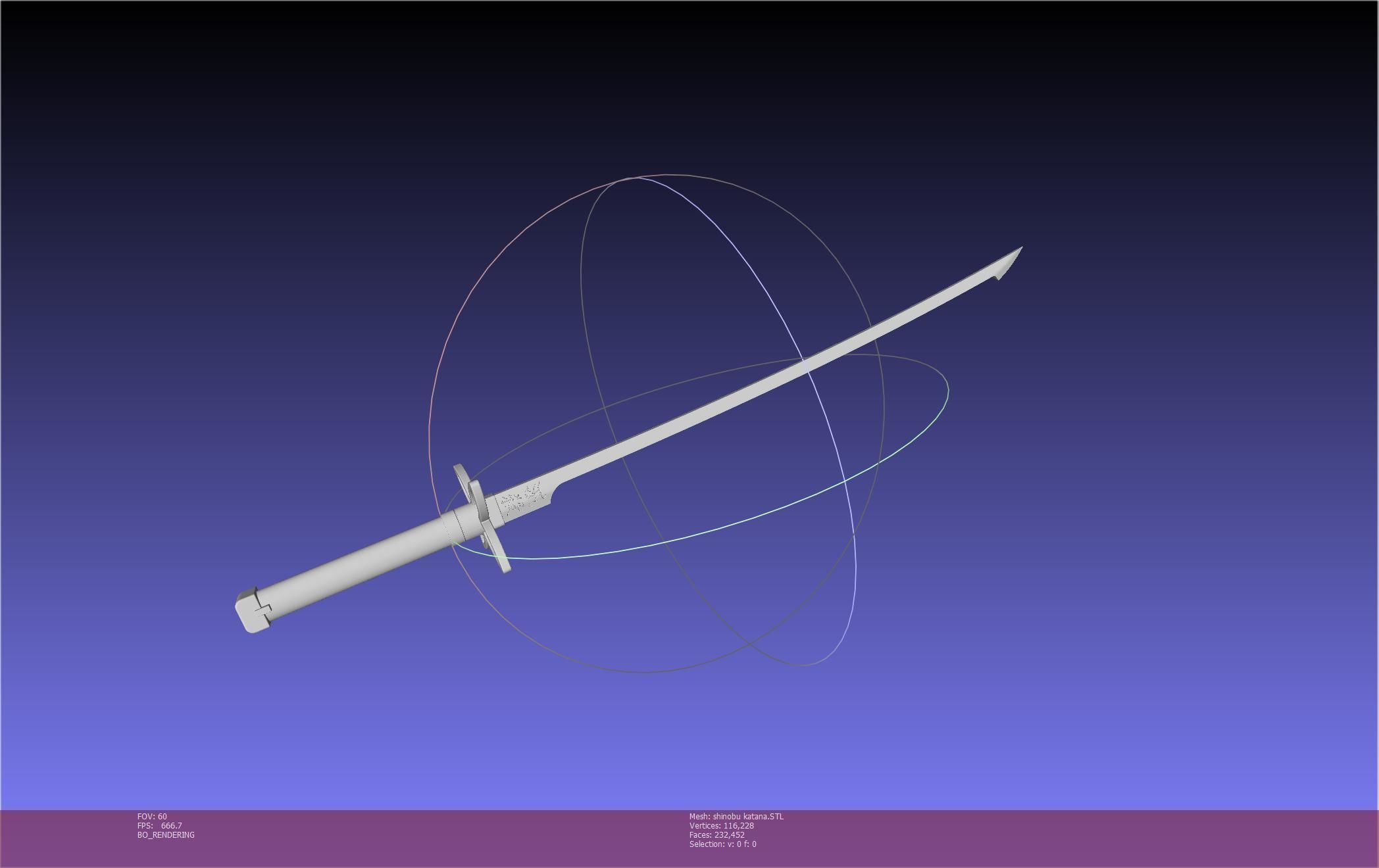Demon Slayer Shinobu Katana And Scabbard Printable Assembly 3D print model_76
