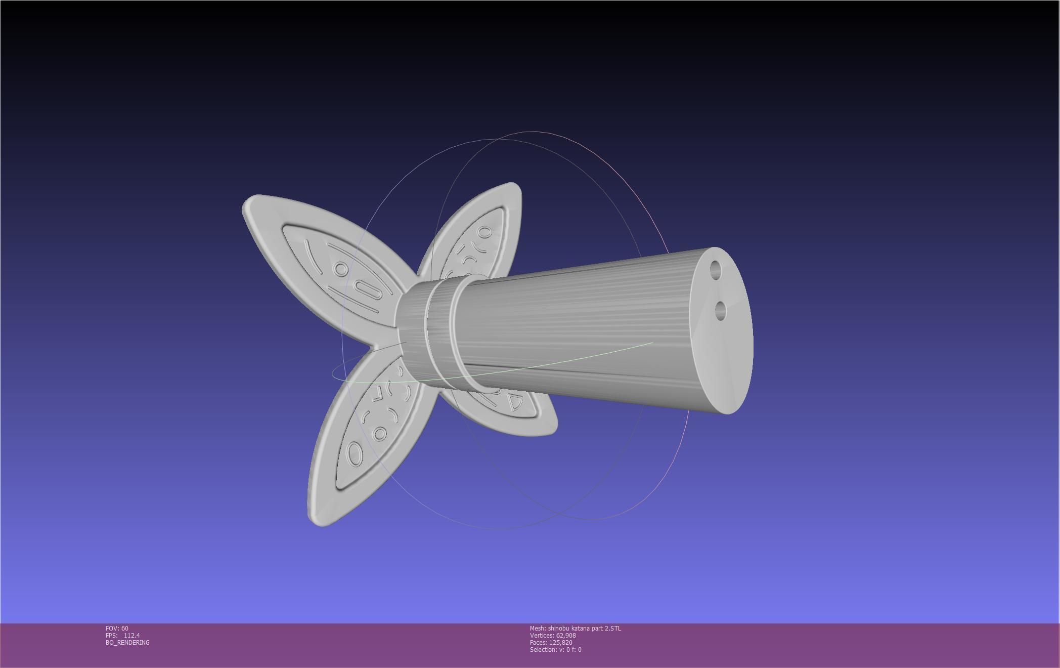 Demon Slayer Shinobu Katana And Scabbard Printable Assembly 3D print model_89