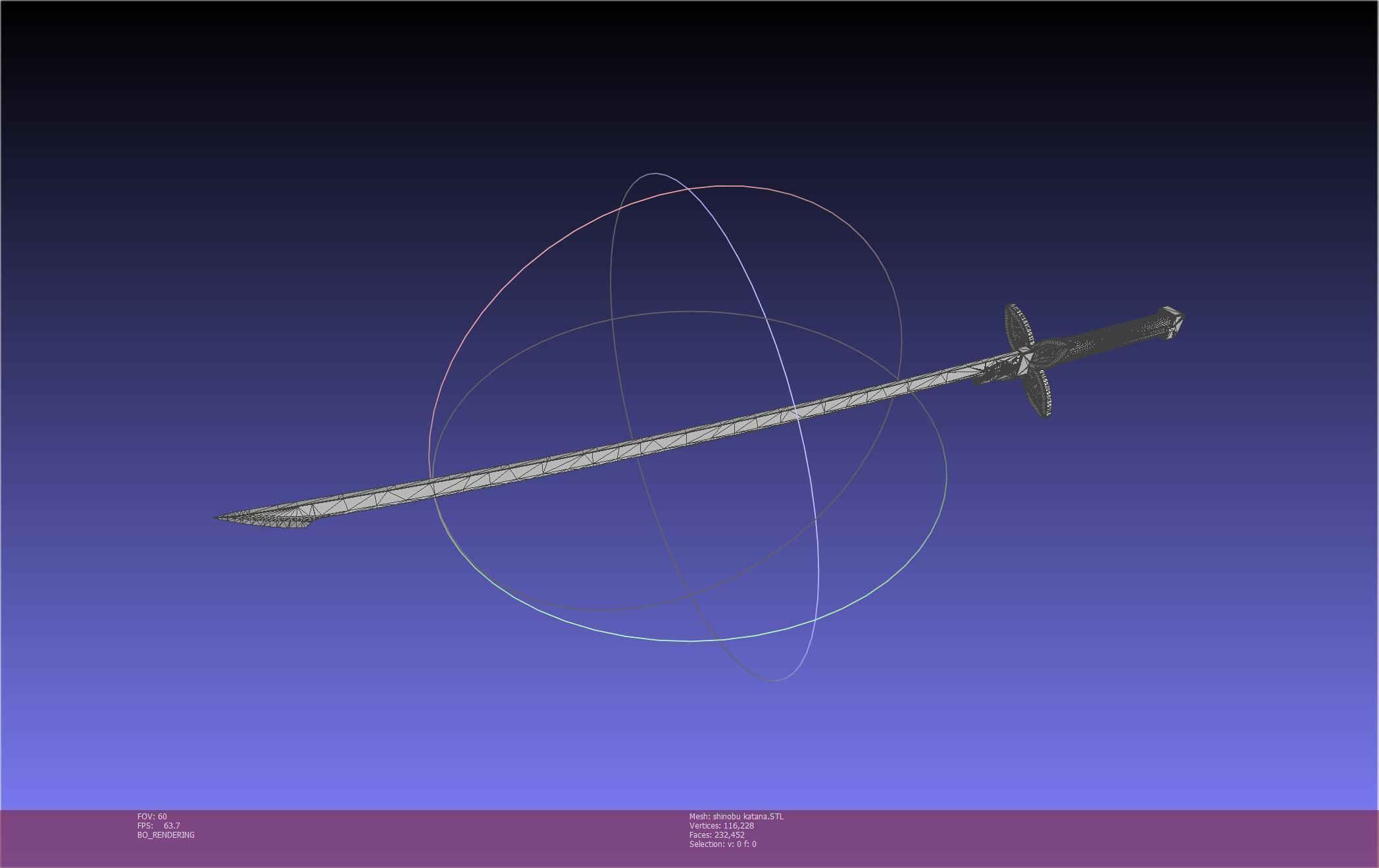 Demon Slayer Shinobu Katana And Scabbard Printable Assembly 3D print model_8