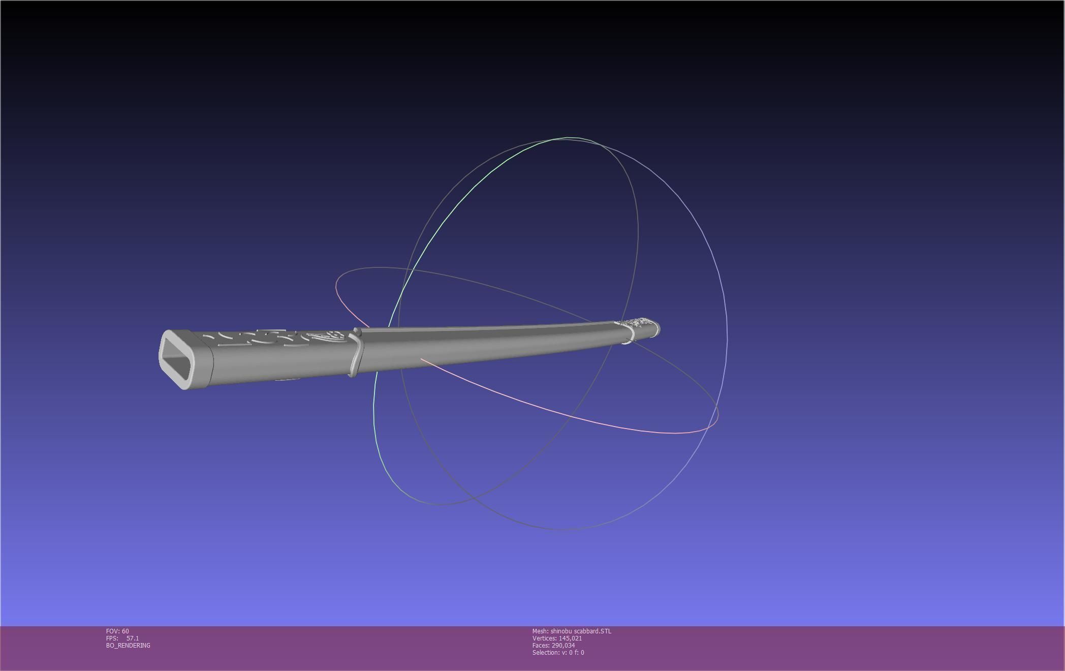 Demon Slayer Shinobu Katana And Scabbard Printable Assembly 3D print model_109