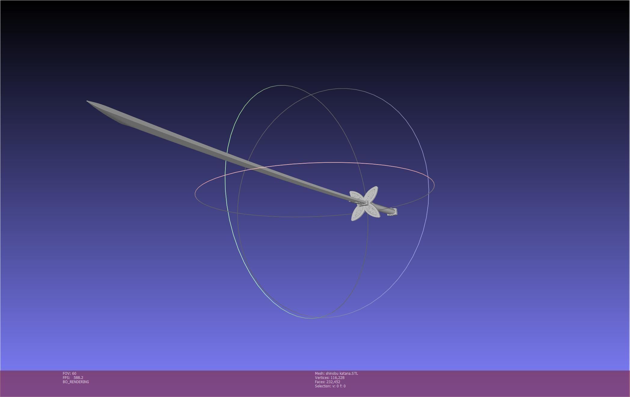 Demon Slayer Shinobu Katana And Scabbard Printable Assembly 3D print model_46