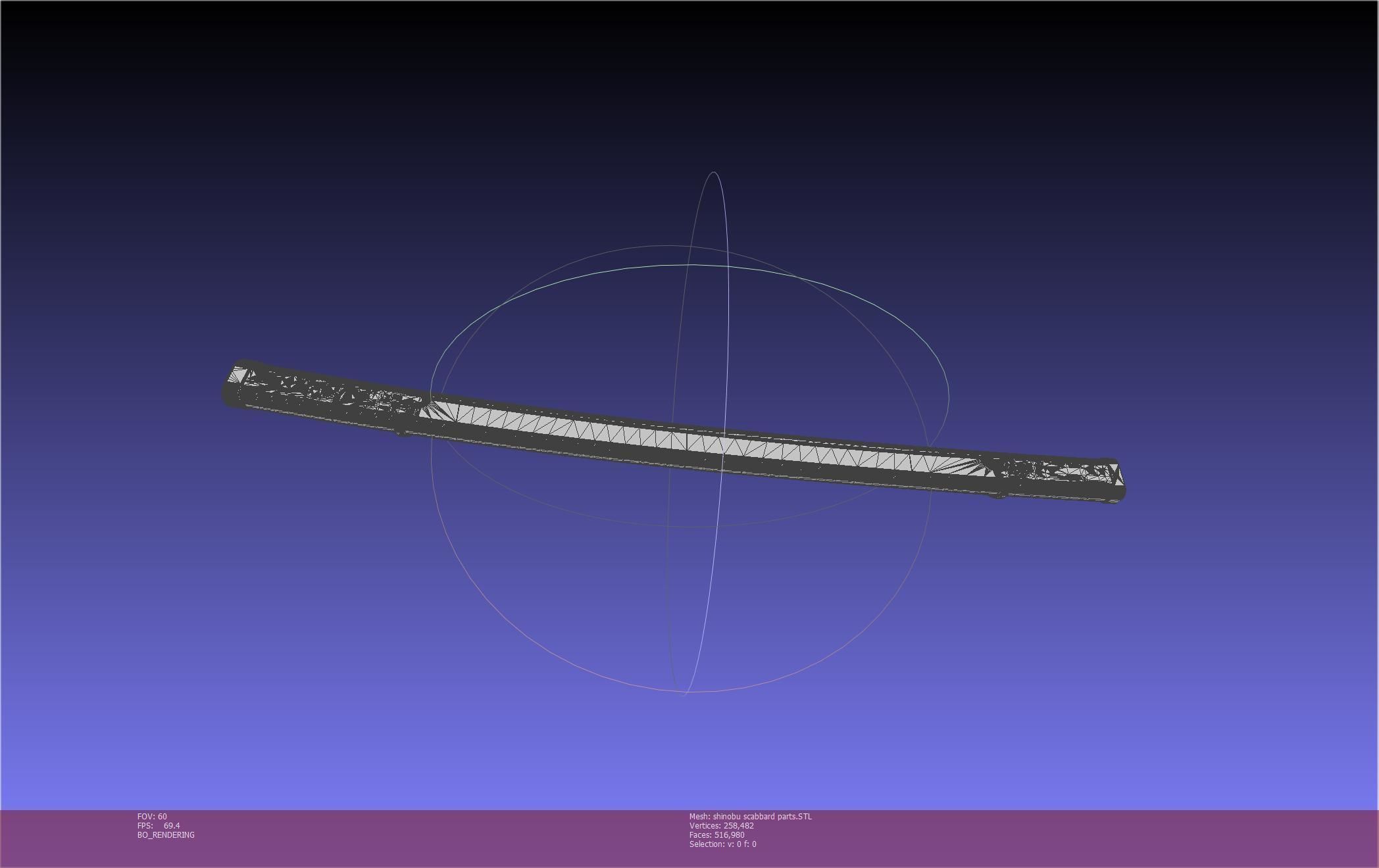 Demon Slayer Shinobu Katana And Scabbard Printable Assembly 3D print model_129