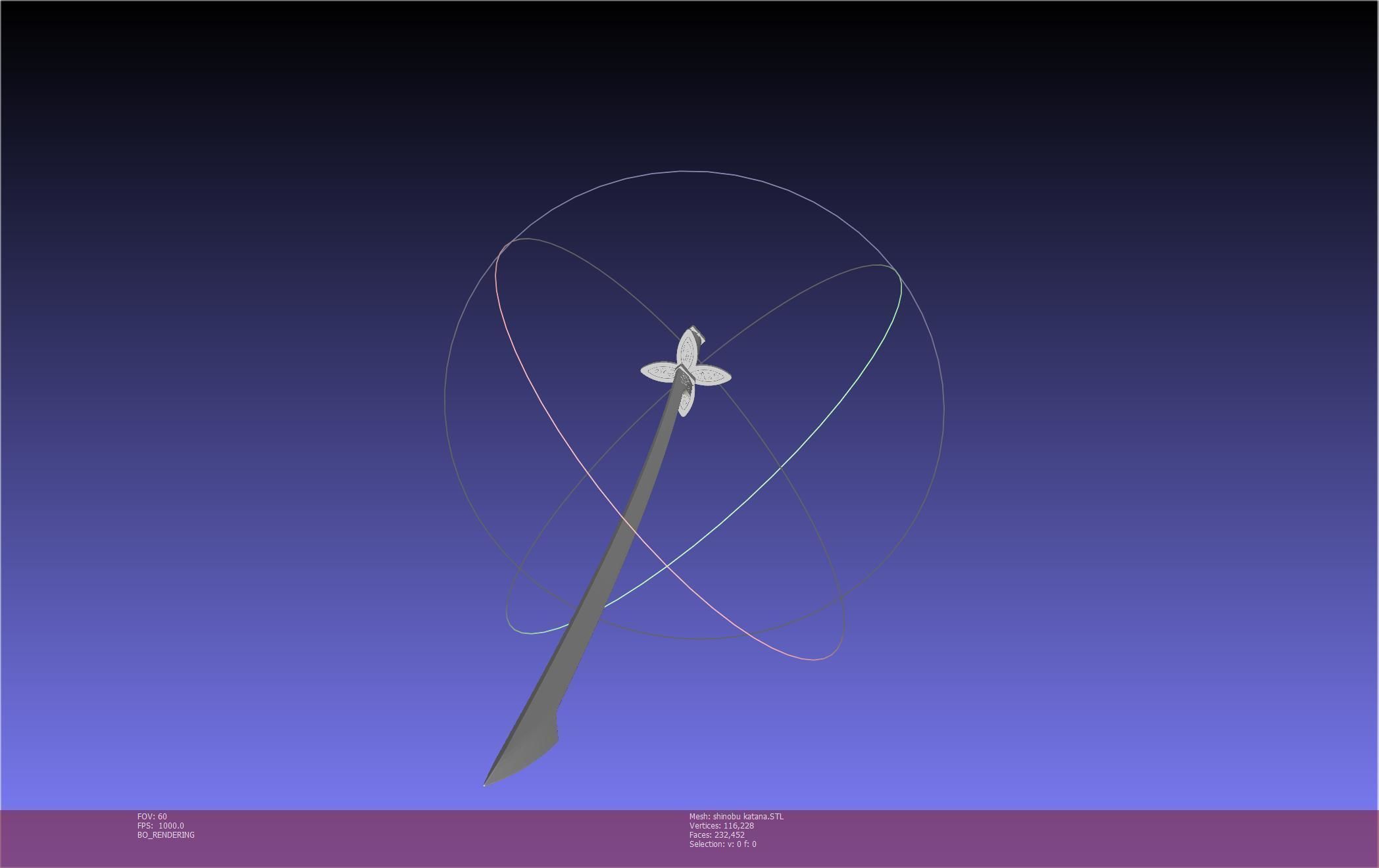Demon Slayer Shinobu Katana And Scabbard Printable Assembly 3D print model_27