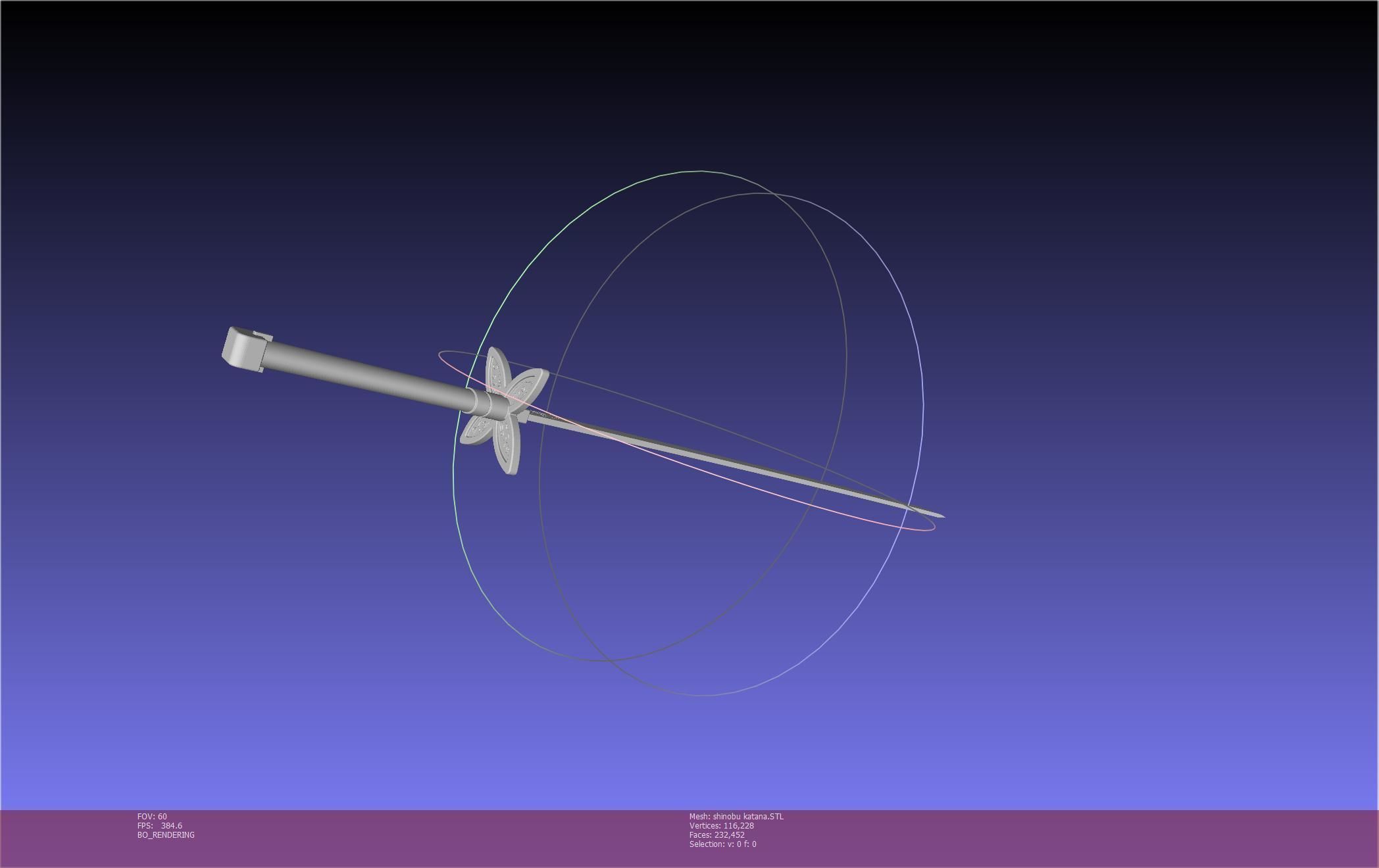 Demon Slayer Shinobu Katana And Scabbard Printable Assembly 3D print model_56