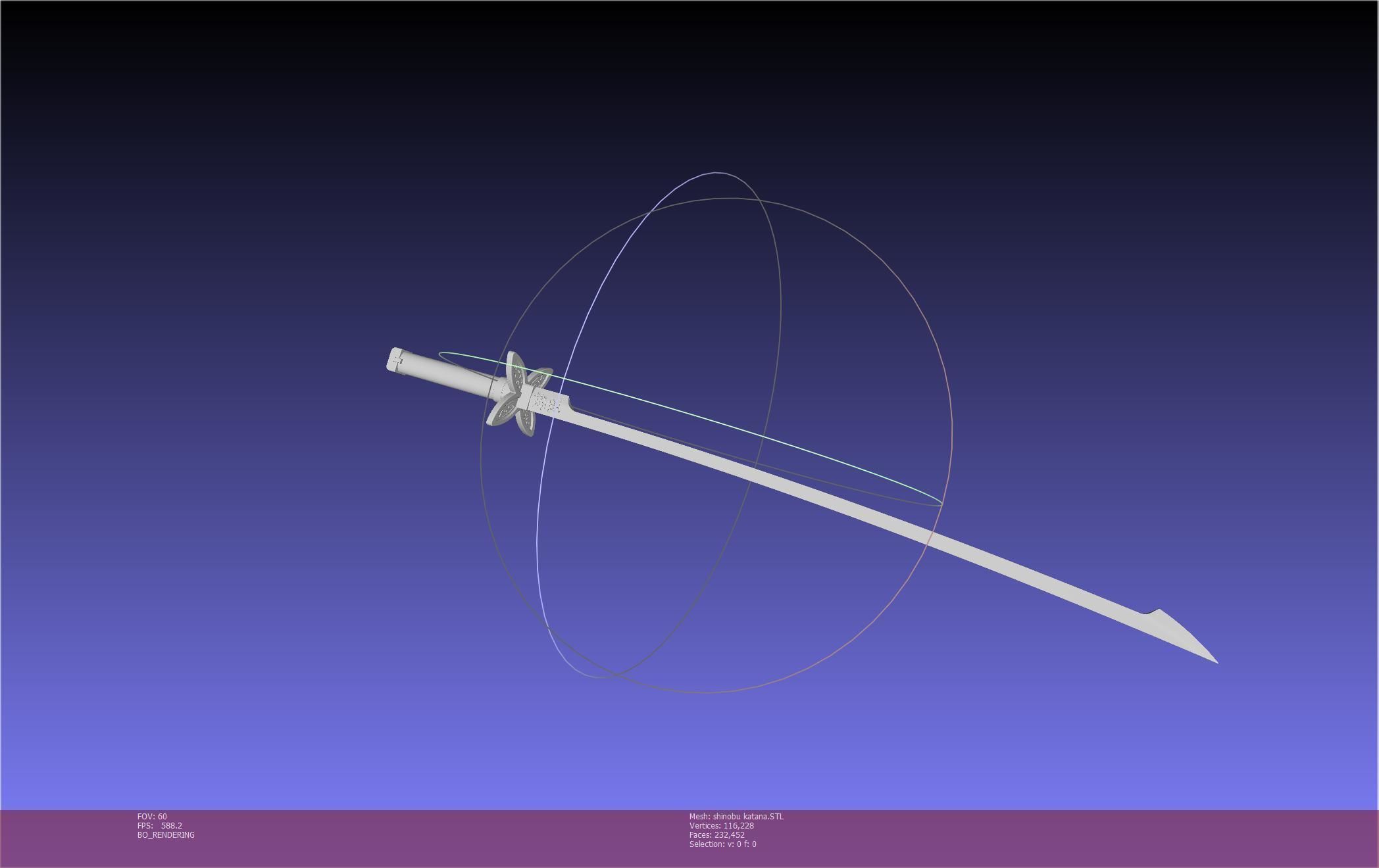 Demon Slayer Shinobu Katana And Scabbard Printable Assembly 3D print model_54