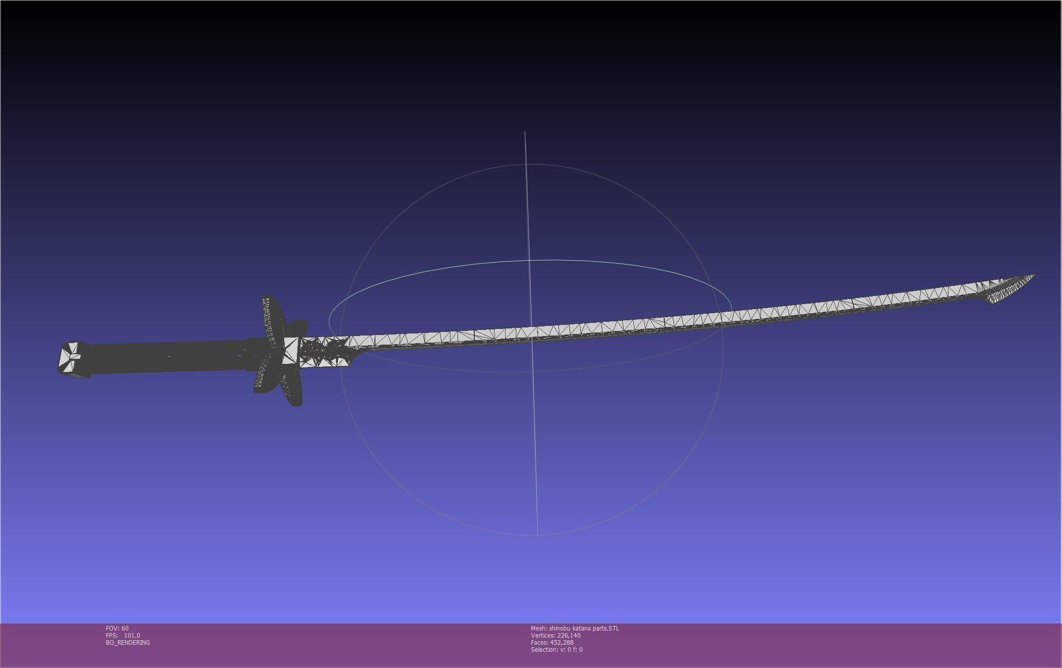 Demon Slayer Shinobu Katana And Scabbard Printable Assembly 3D print model_83