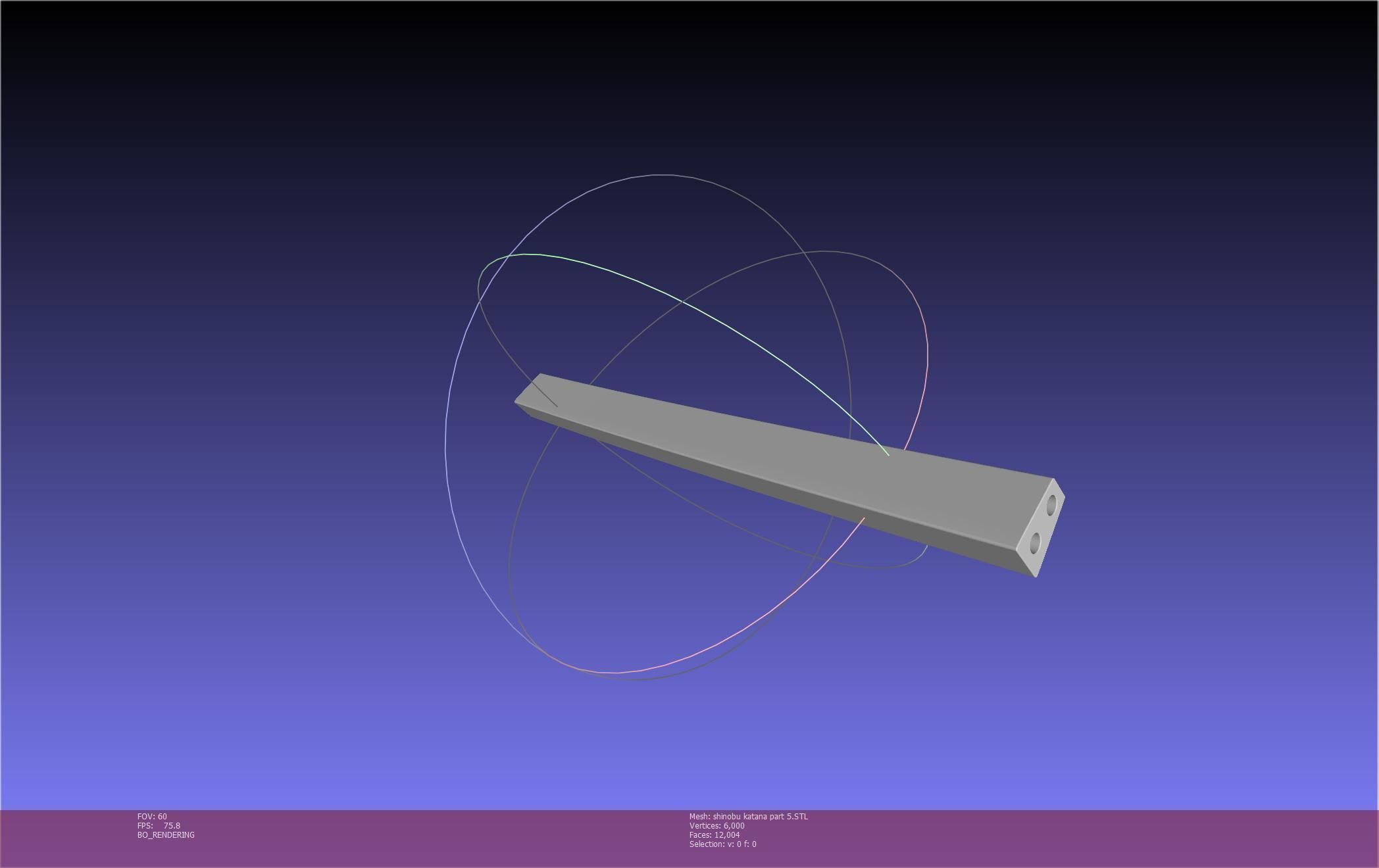 Demon Slayer Shinobu Katana And Scabbard Printable Assembly 3D print model_95