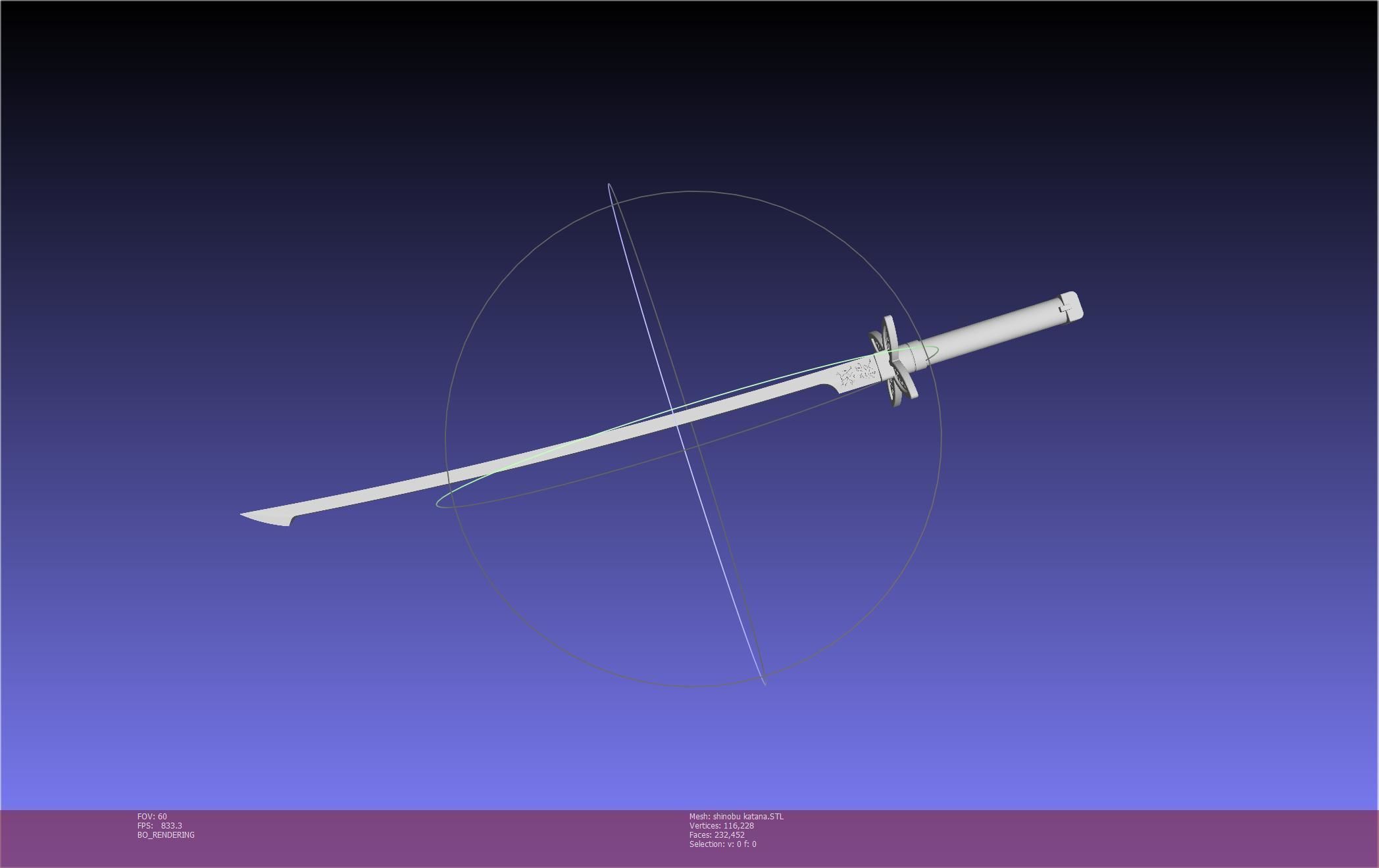 Demon Slayer Shinobu Katana And Scabbard Printable Assembly 3D print model_16