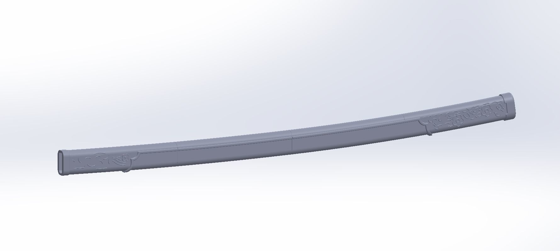 Demon Slayer Shinobu Katana And Scabbard Printable Assembly 3D print model_144