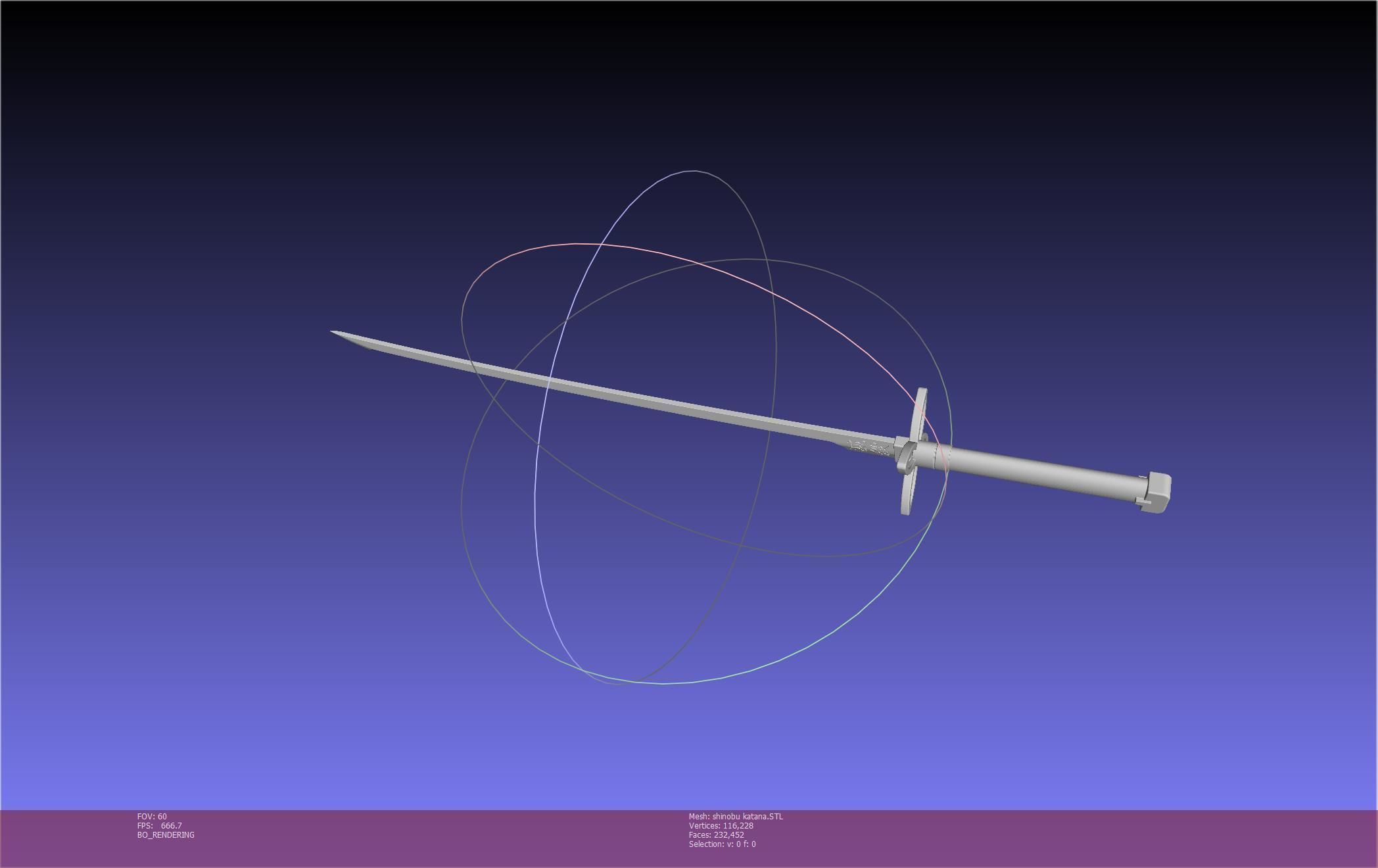 Demon Slayer Shinobu Katana And Scabbard Printable Assembly 3D print model_71