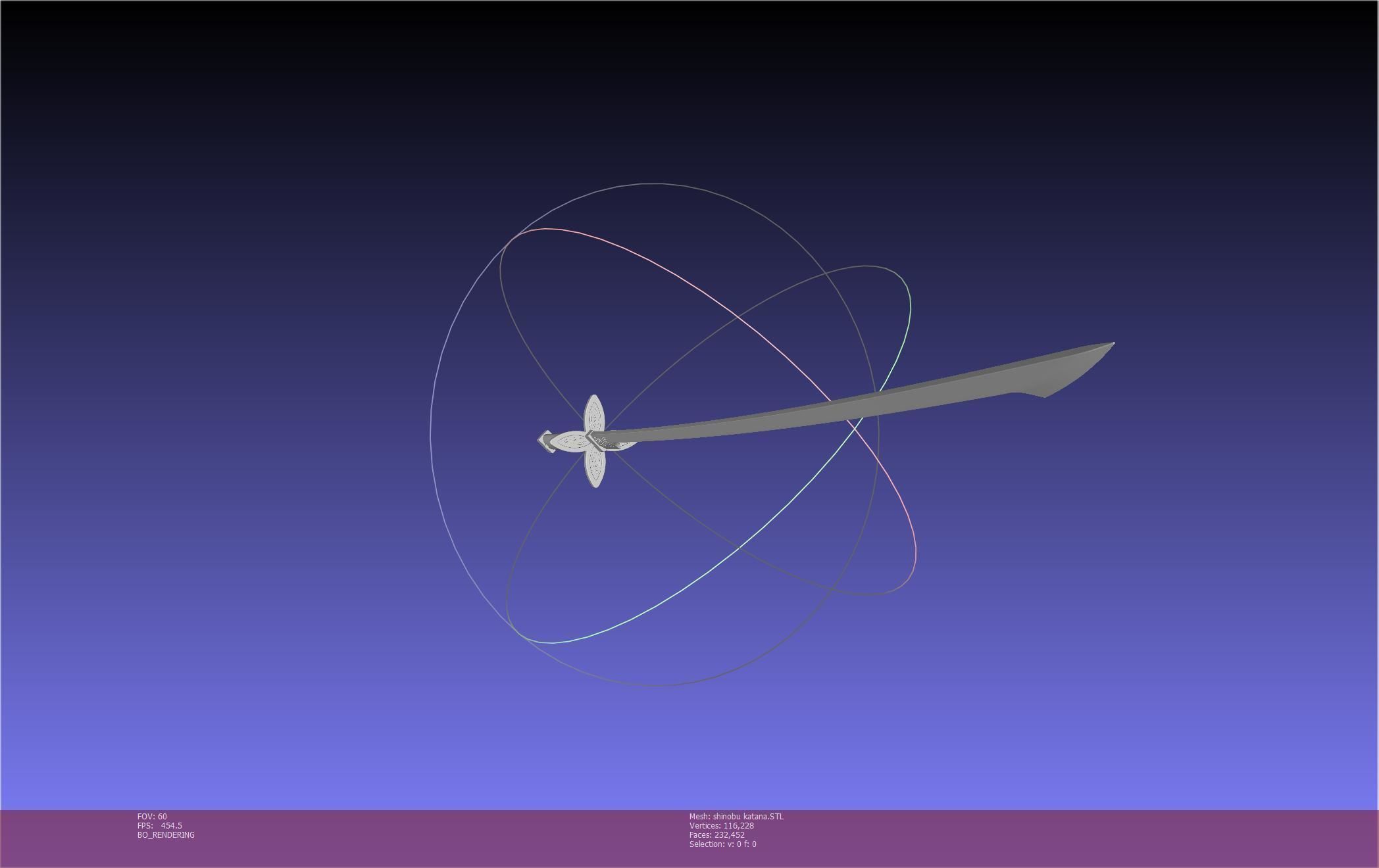 Demon Slayer Shinobu Katana And Scabbard Printable Assembly 3D print model_30