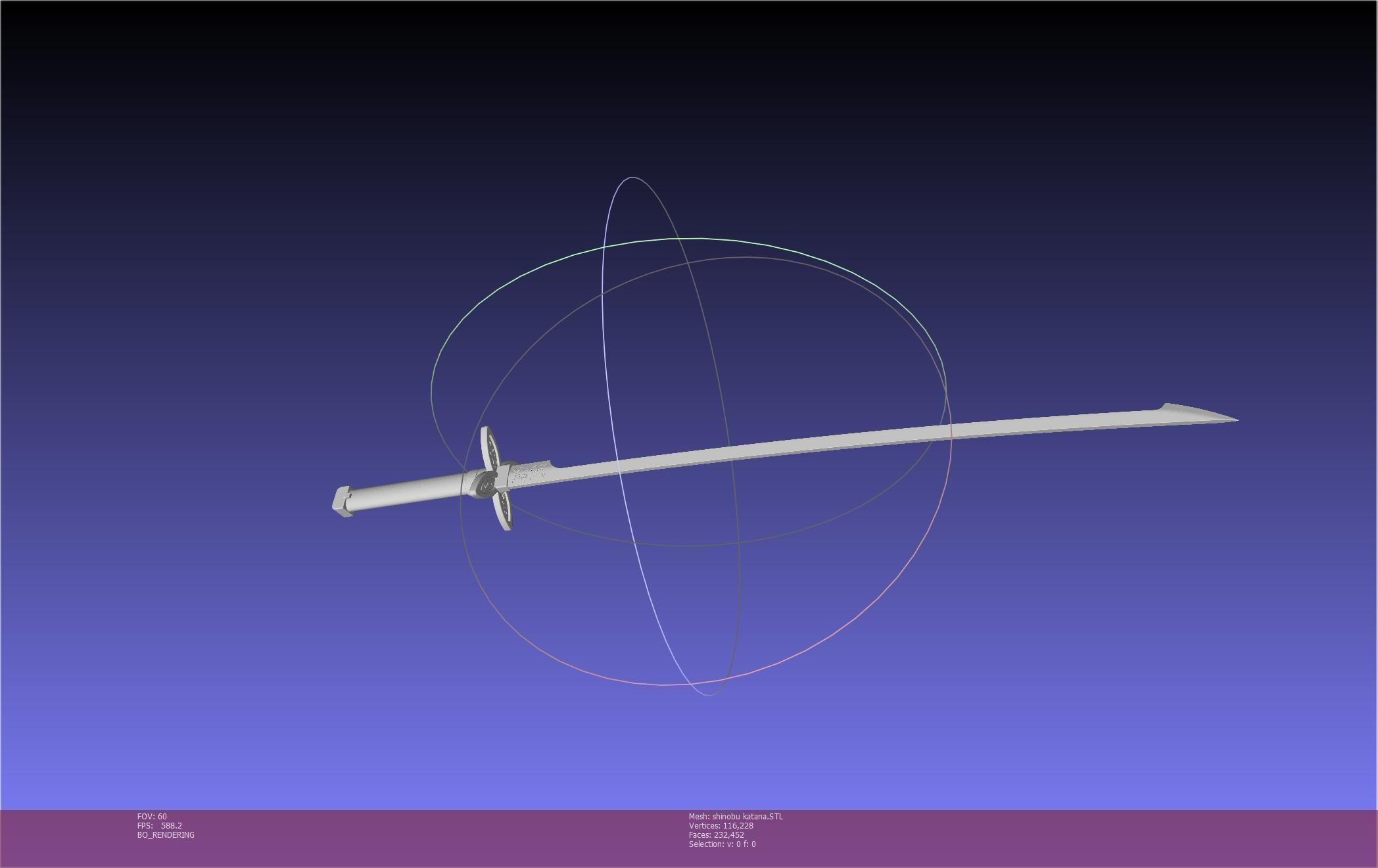 Demon Slayer Shinobu Katana And Scabbard Printable Assembly 3D print model_55