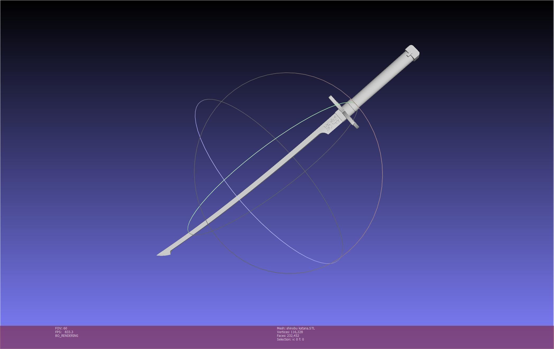Demon Slayer Shinobu Katana And Scabbard Printable Assembly 3D print model_19