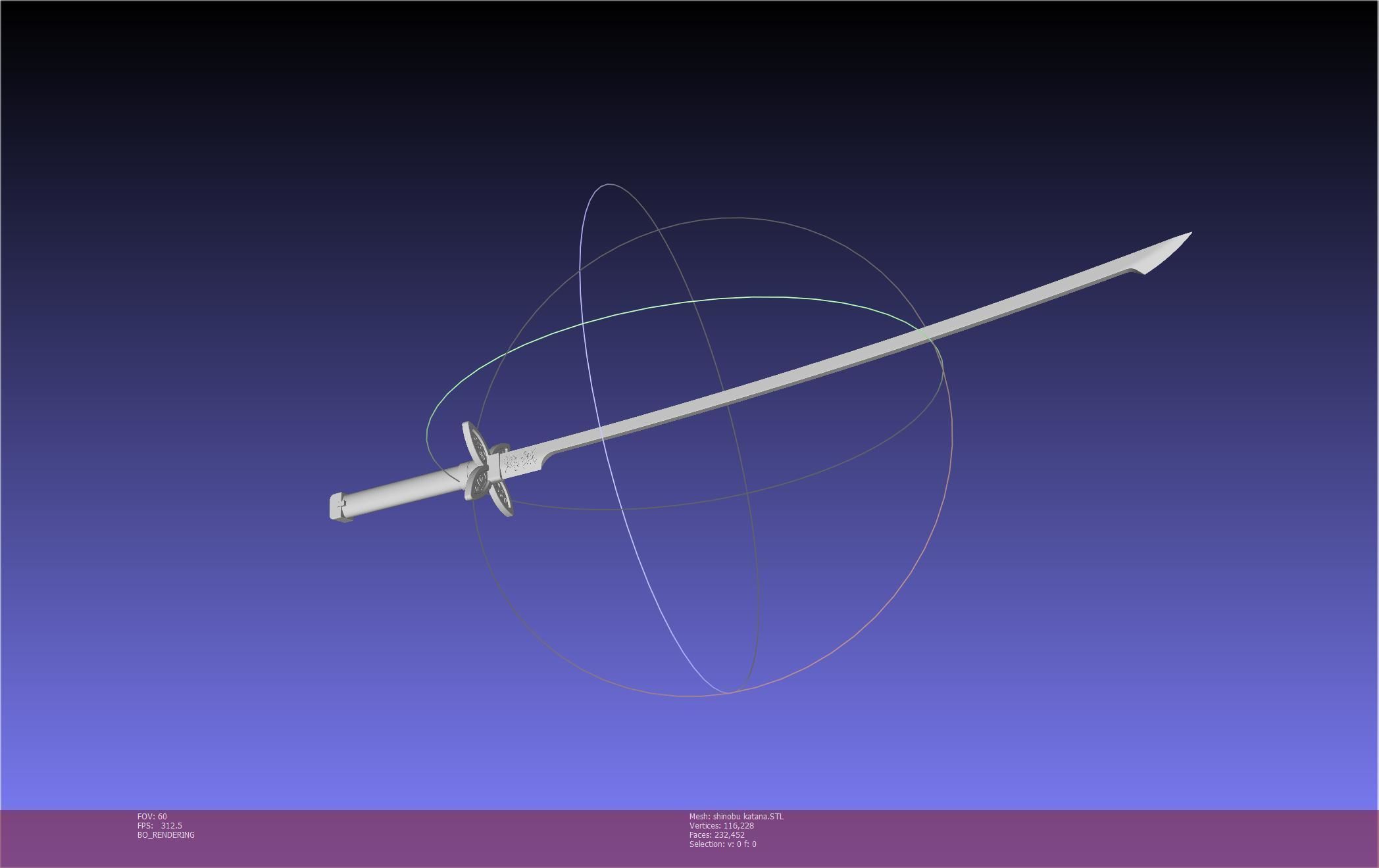 Demon Slayer Shinobu Katana And Scabbard Printable Assembly 3D print model_37