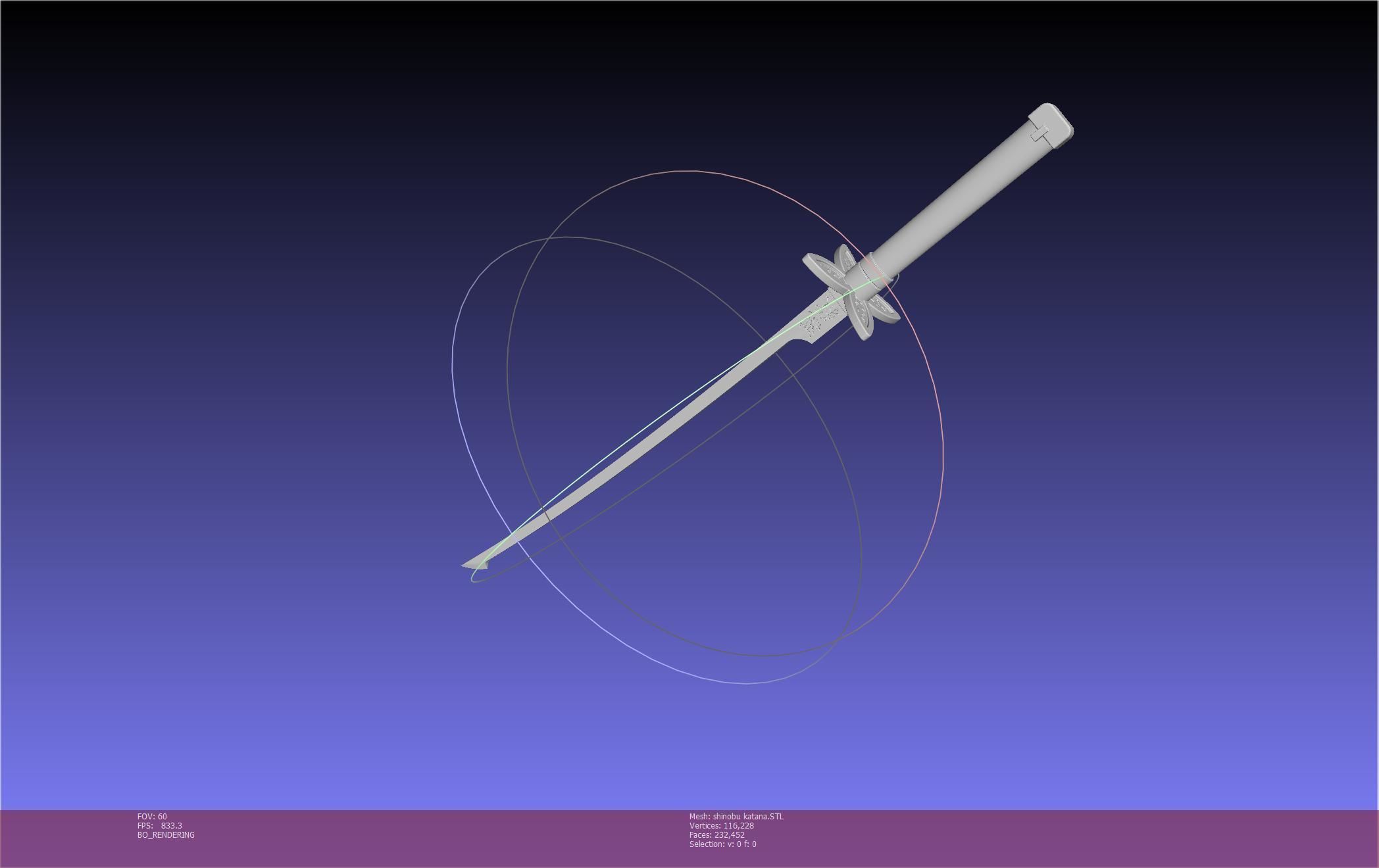 Demon Slayer Shinobu Katana And Scabbard Printable Assembly 3D print model_20