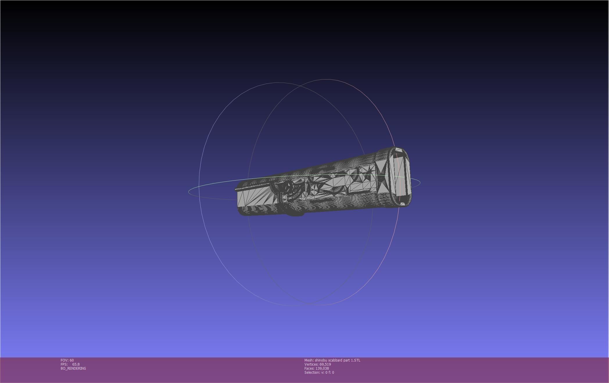 Demon Slayer Shinobu Katana And Scabbard Printable Assembly 3D print model_117