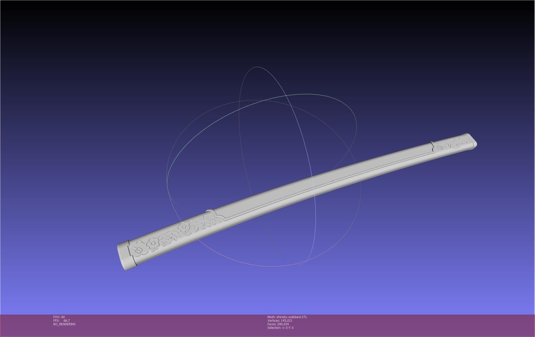 Demon Slayer Shinobu Katana And Scabbard Printable Assembly 3D print model_115