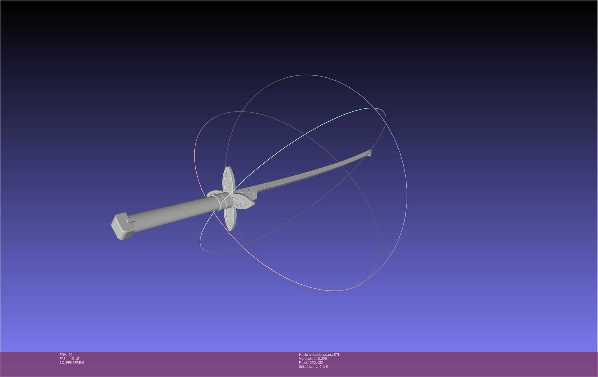 Demon Slayer Shinobu Katana And Scabbard Printable Assembly 3D print model_34