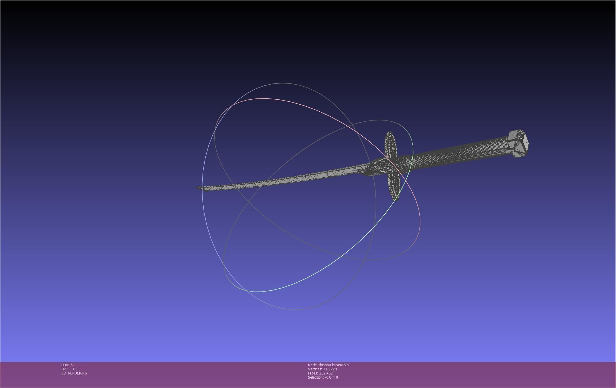 Demon Slayer Shinobu Katana And Scabbard Printable Assembly 3D print model_7