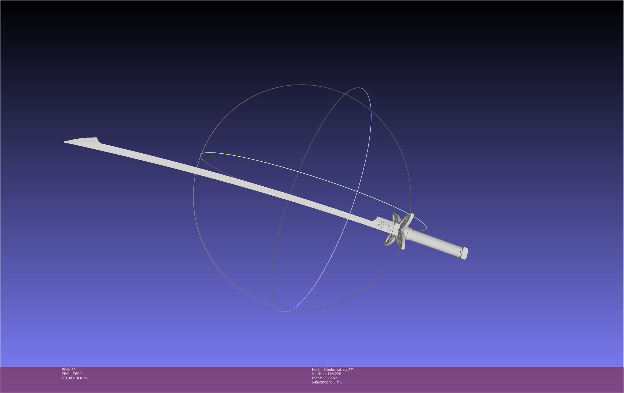 Demon Slayer Shinobu Katana And Scabbard Printable Assembly 3D print model_68