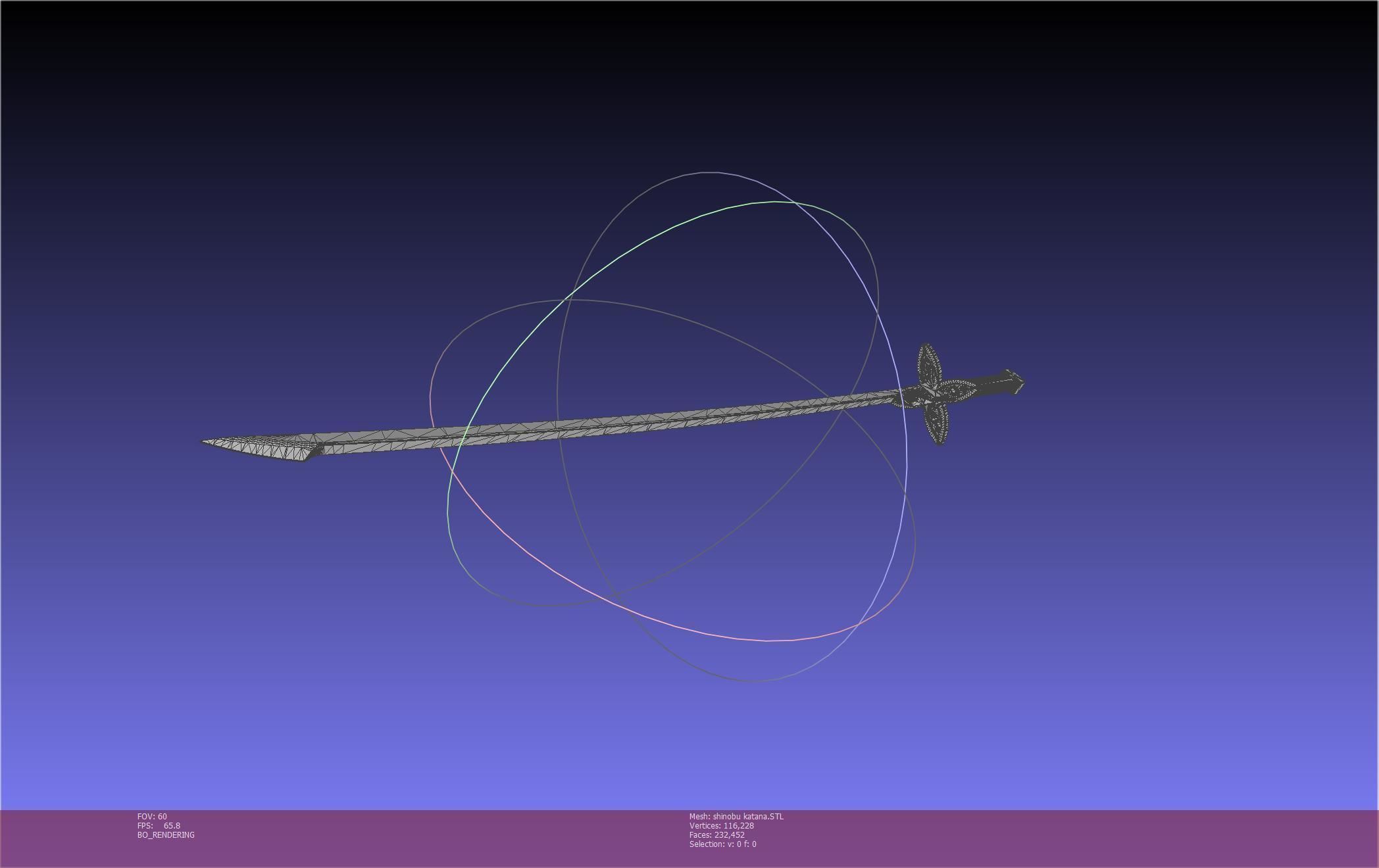 Demon Slayer Shinobu Katana And Scabbard Printable Assembly 3D print model_9