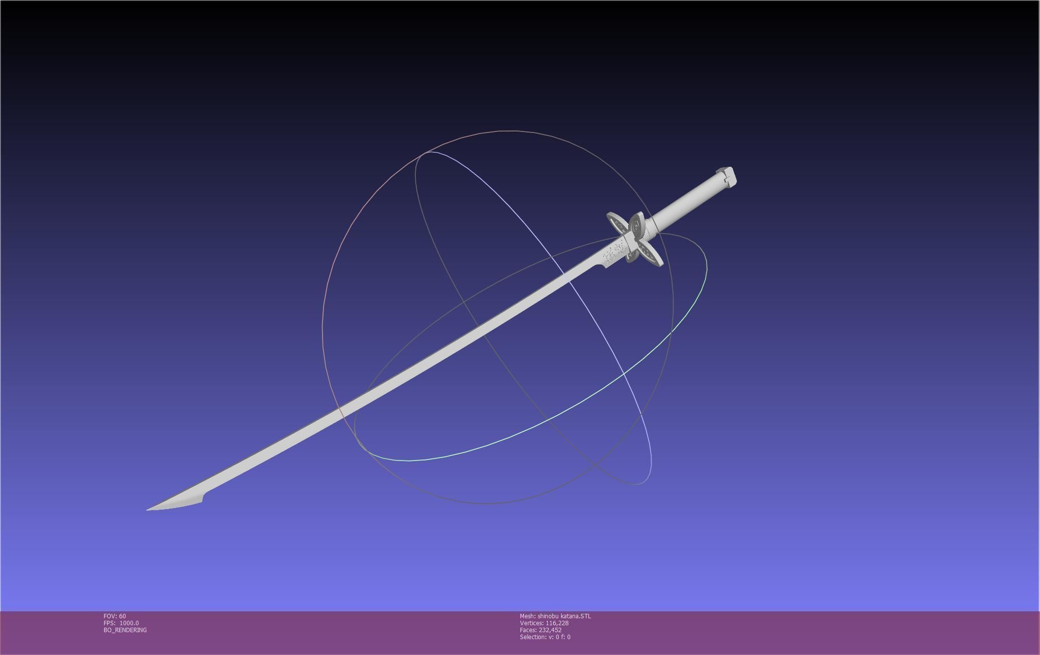 Demon Slayer Shinobu Katana And Scabbard Printable Assembly 3D print model_25
