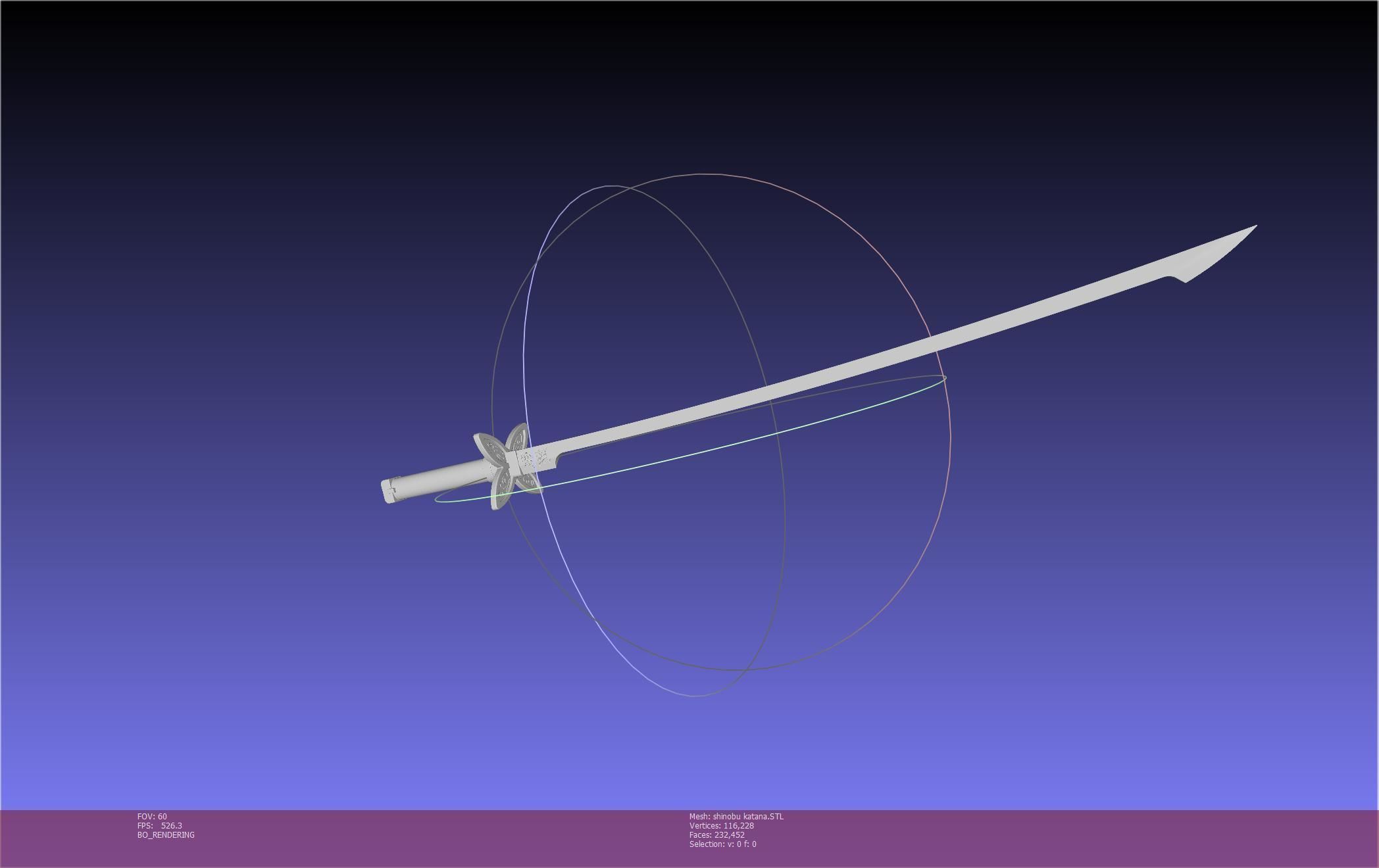 Demon Slayer Shinobu Katana And Scabbard Printable Assembly 3D print model_38